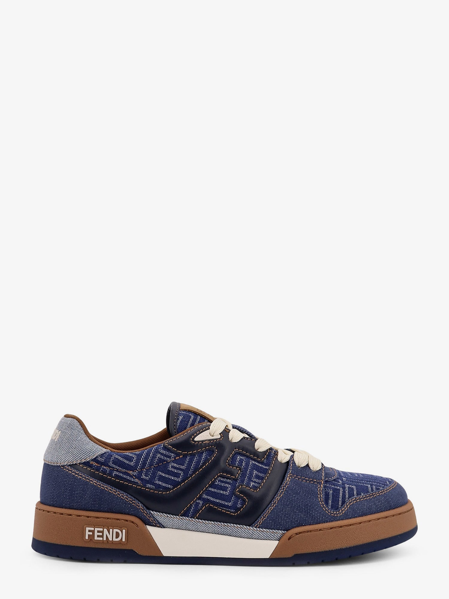 Fendi Match denim sneakers