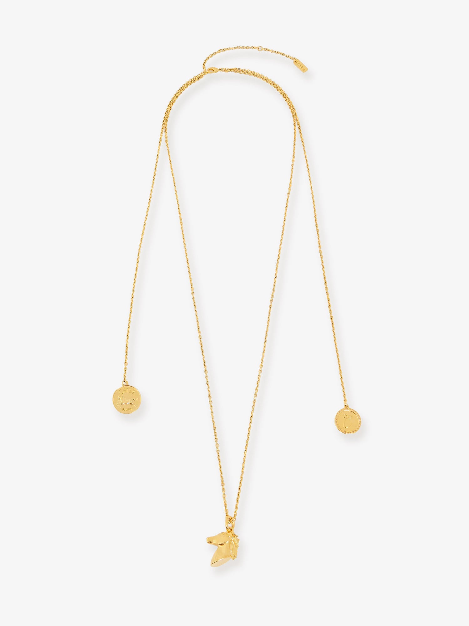 ネックレス・ペンダント CHLOE' Chloe Charms brass necklace Chloé Charms brass necklace CHLOE' - Nugnes1920