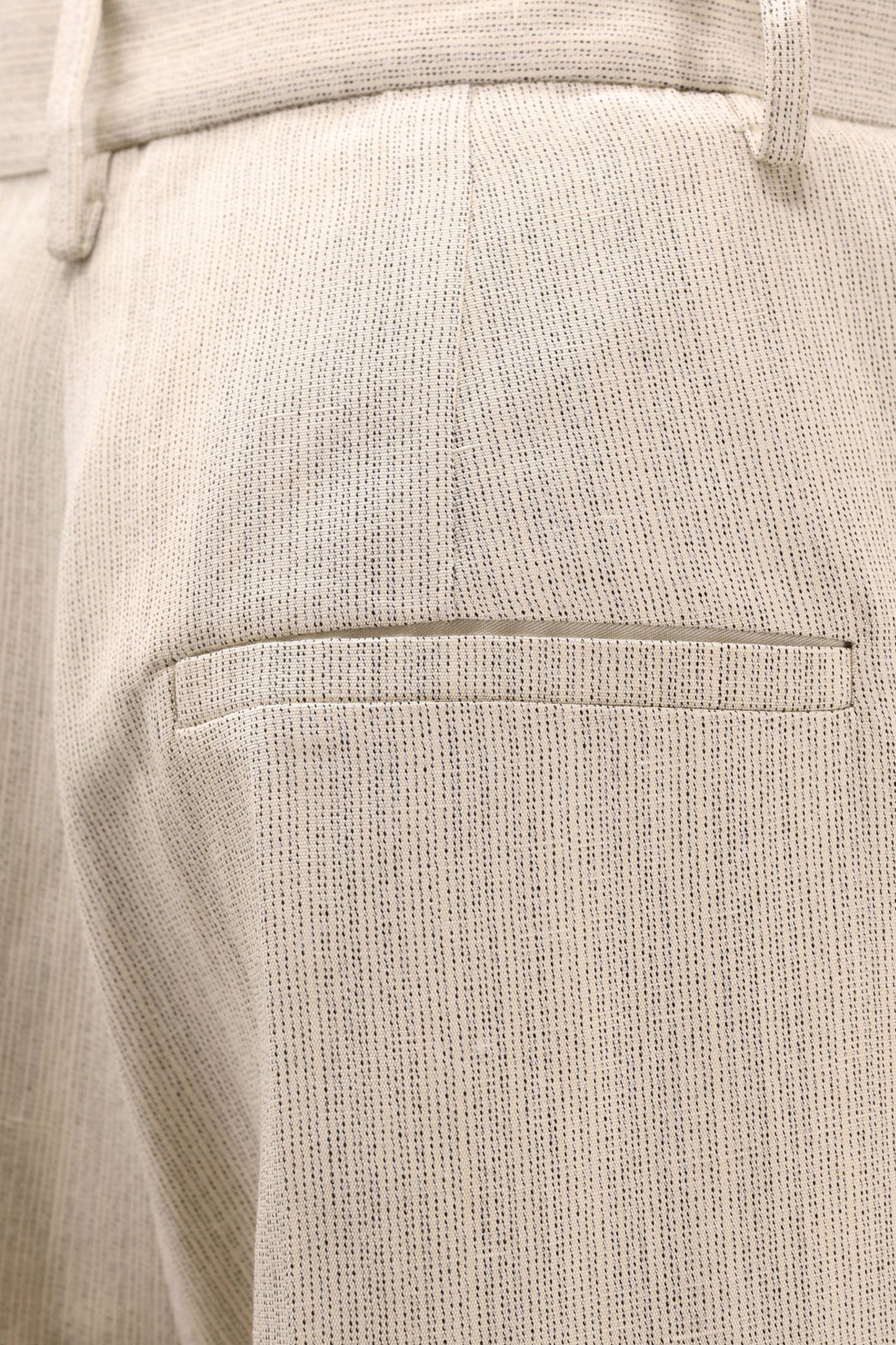 Sartorial viscose and linen trousers