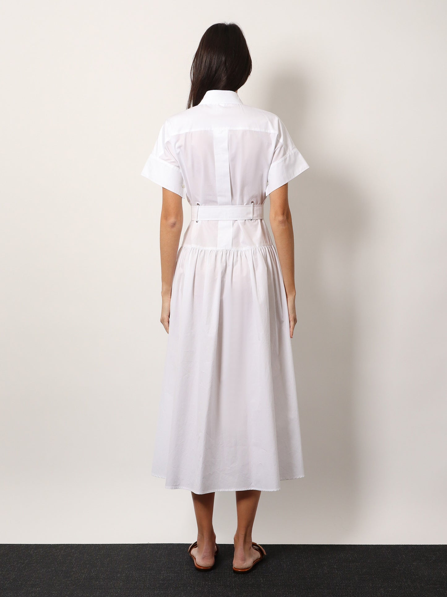Agoraio cotton chemisier dress