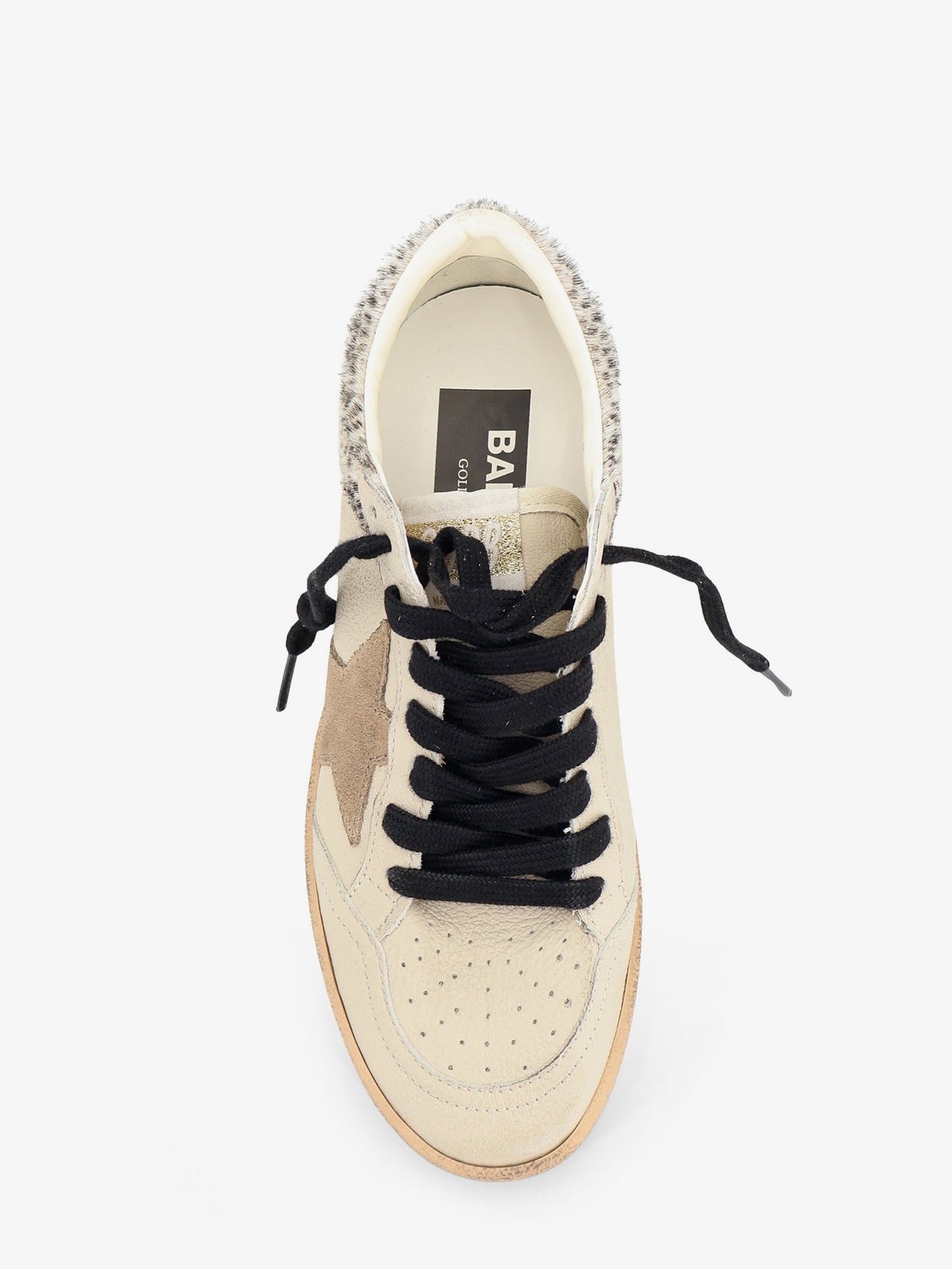 Ballstar leather sneakers with iconic side logo