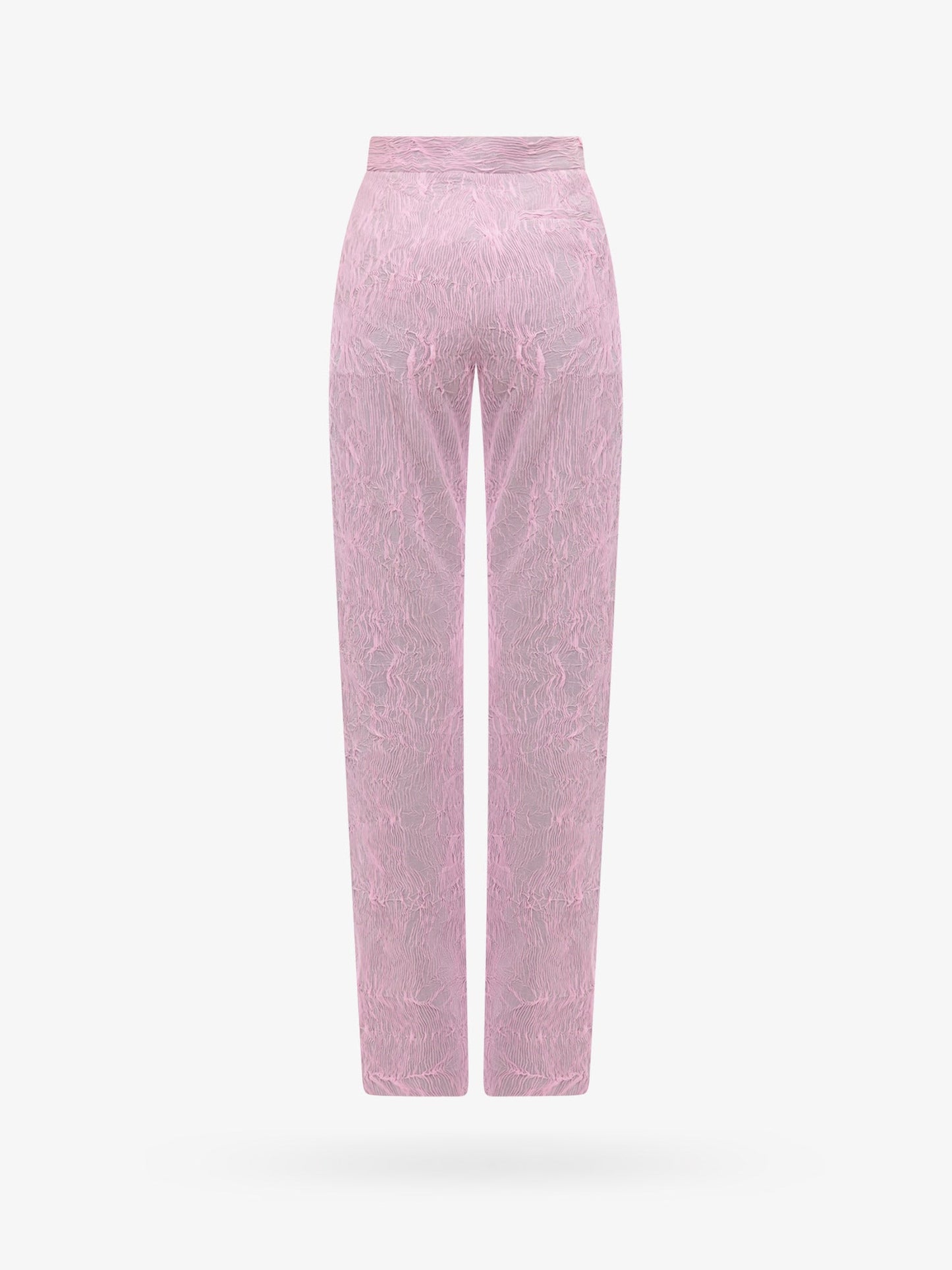 Plated jersey trouser