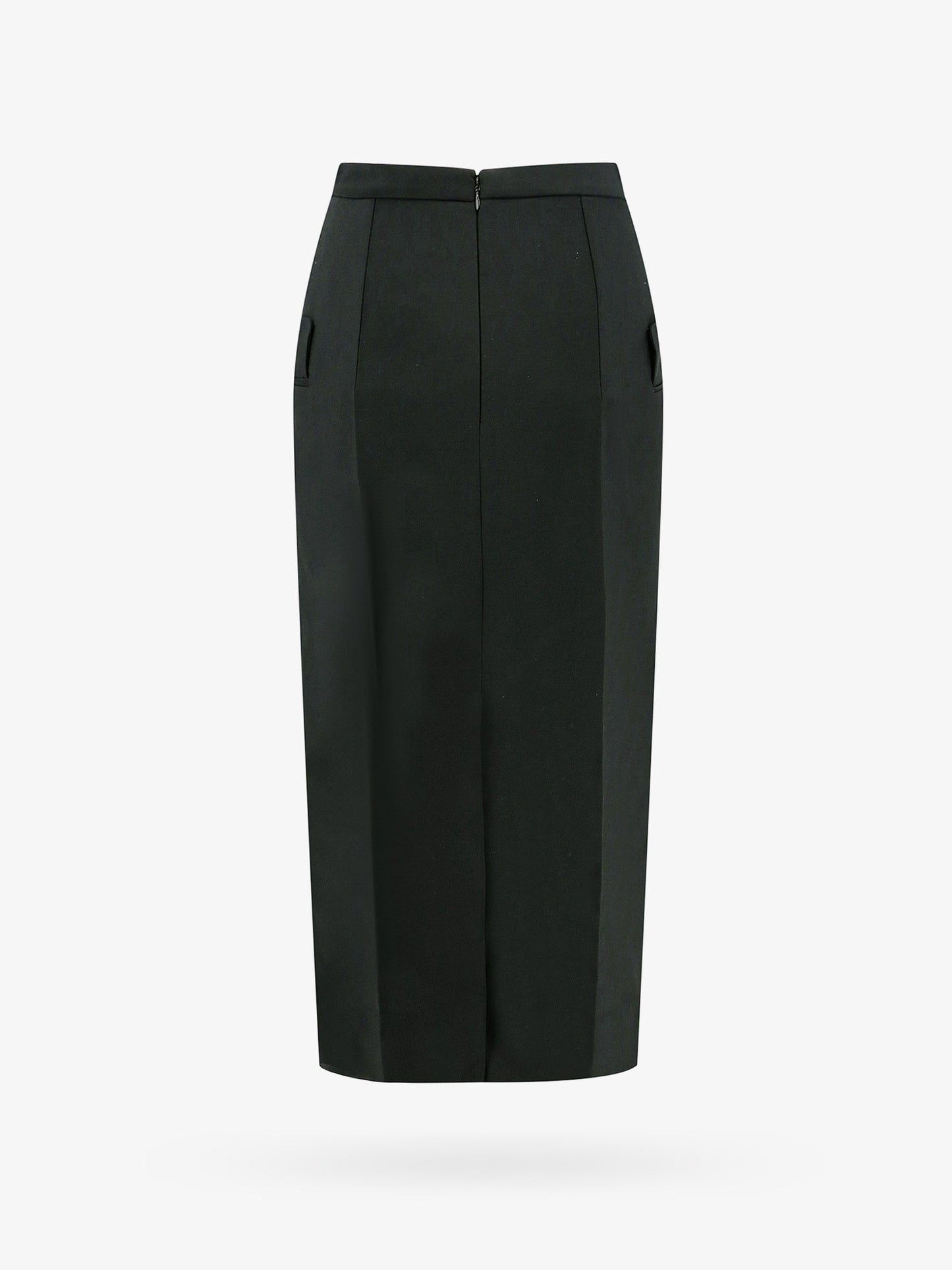 Certified wool upside-down skirt