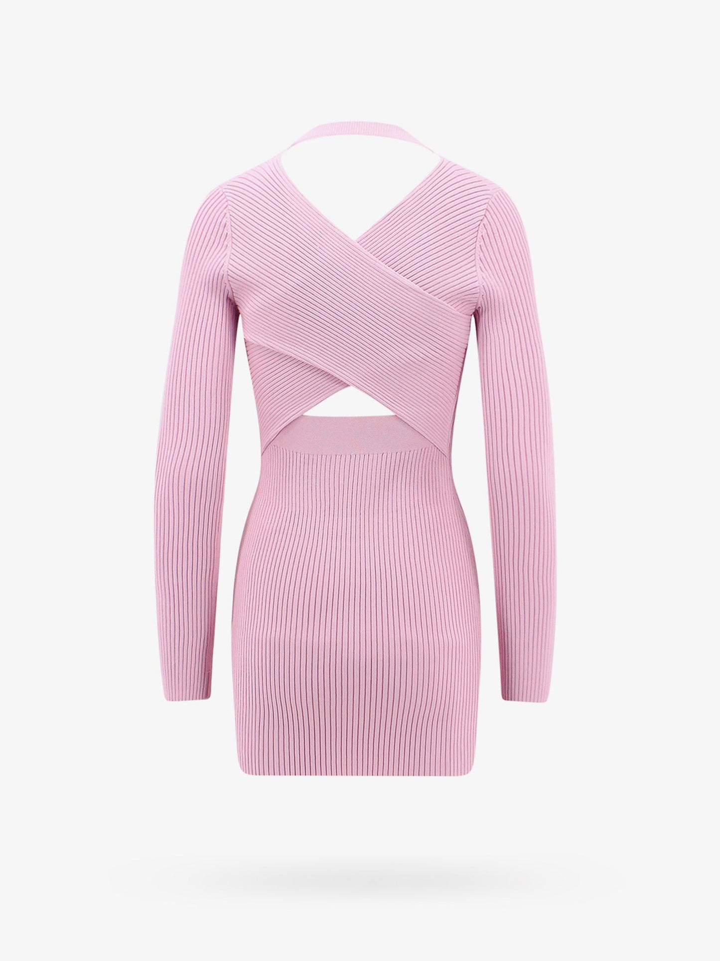 Viscose cardigan with ribbed pattern