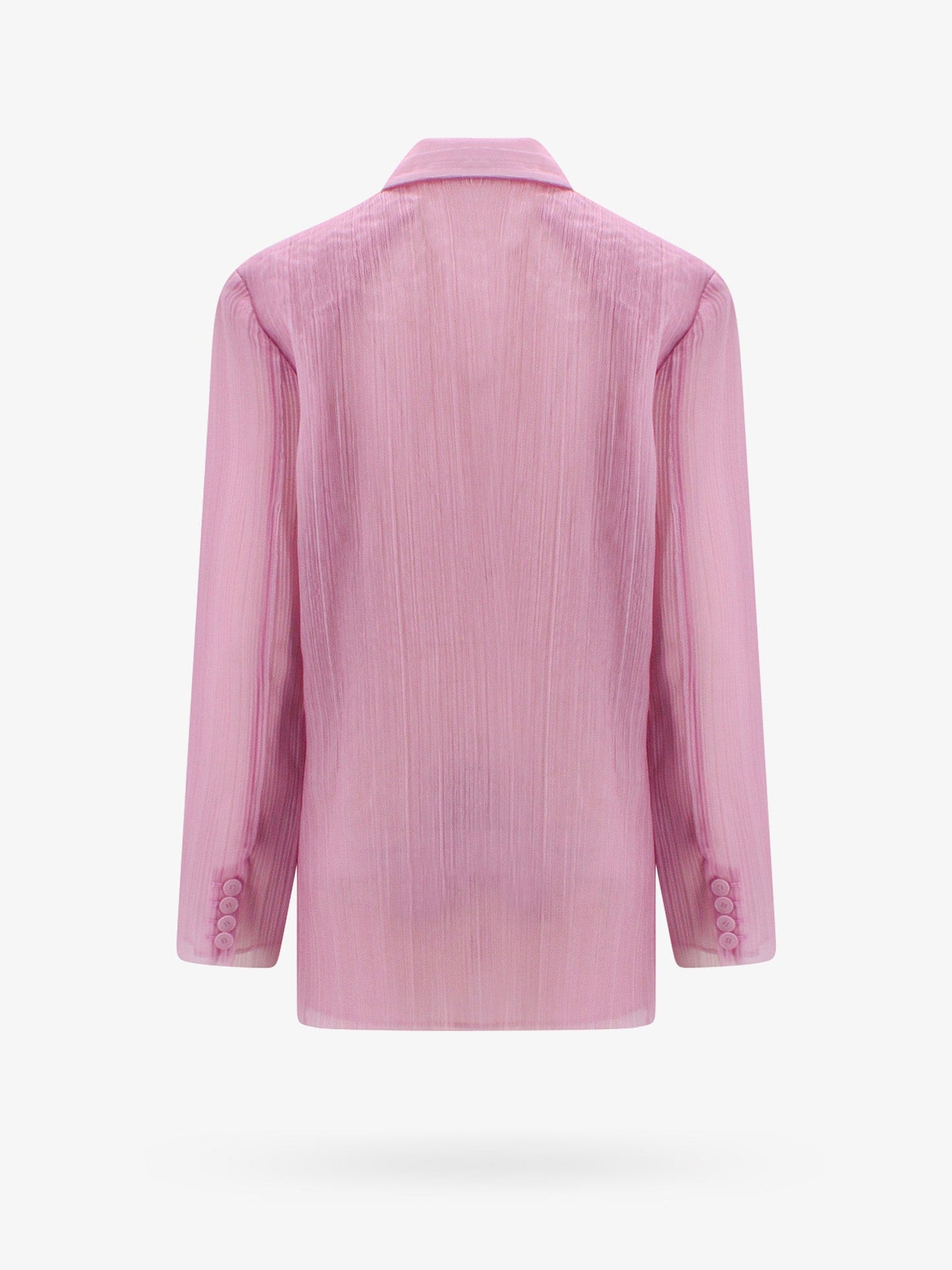 Pleated tulle blazer