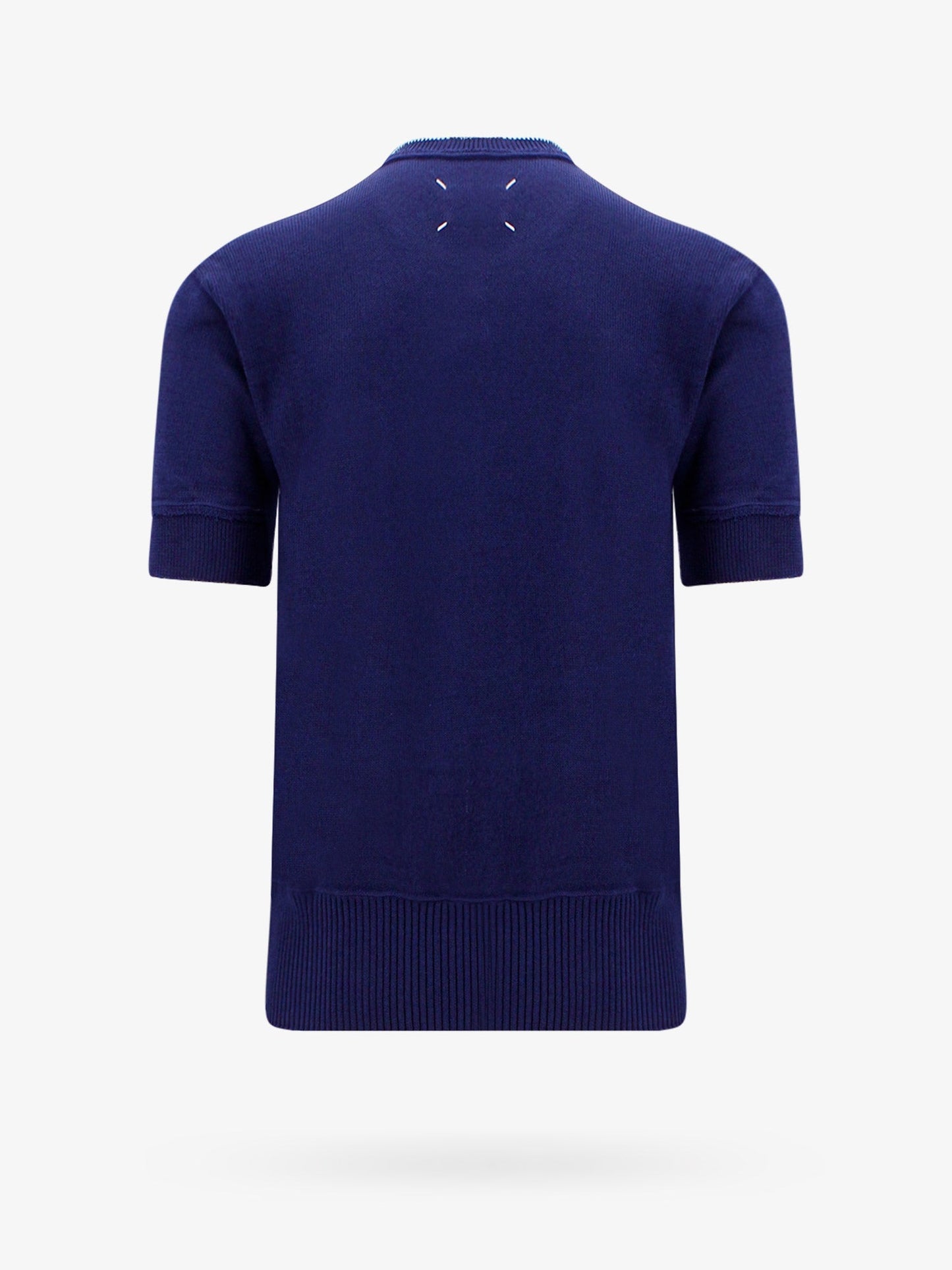 T-shirt in misto lana con iconica cucitura posteriore