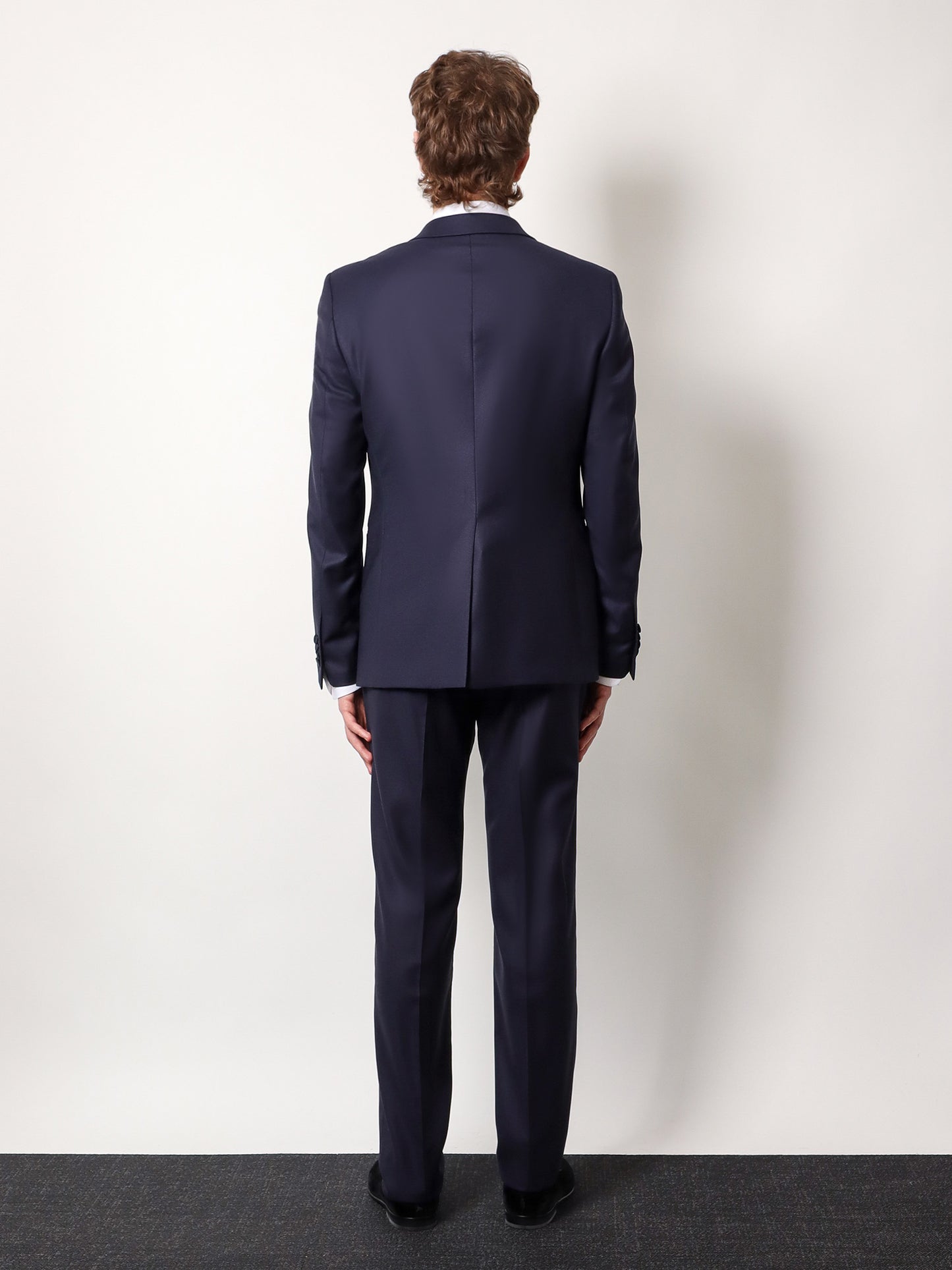 Virgin wool and silk tuxedo with vest