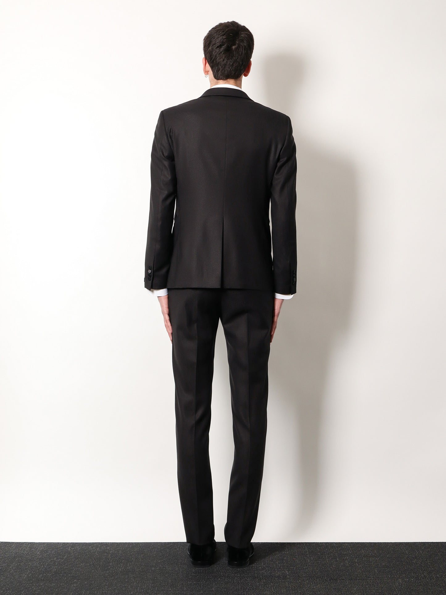 Virgin wool and silk tuxedo with vest