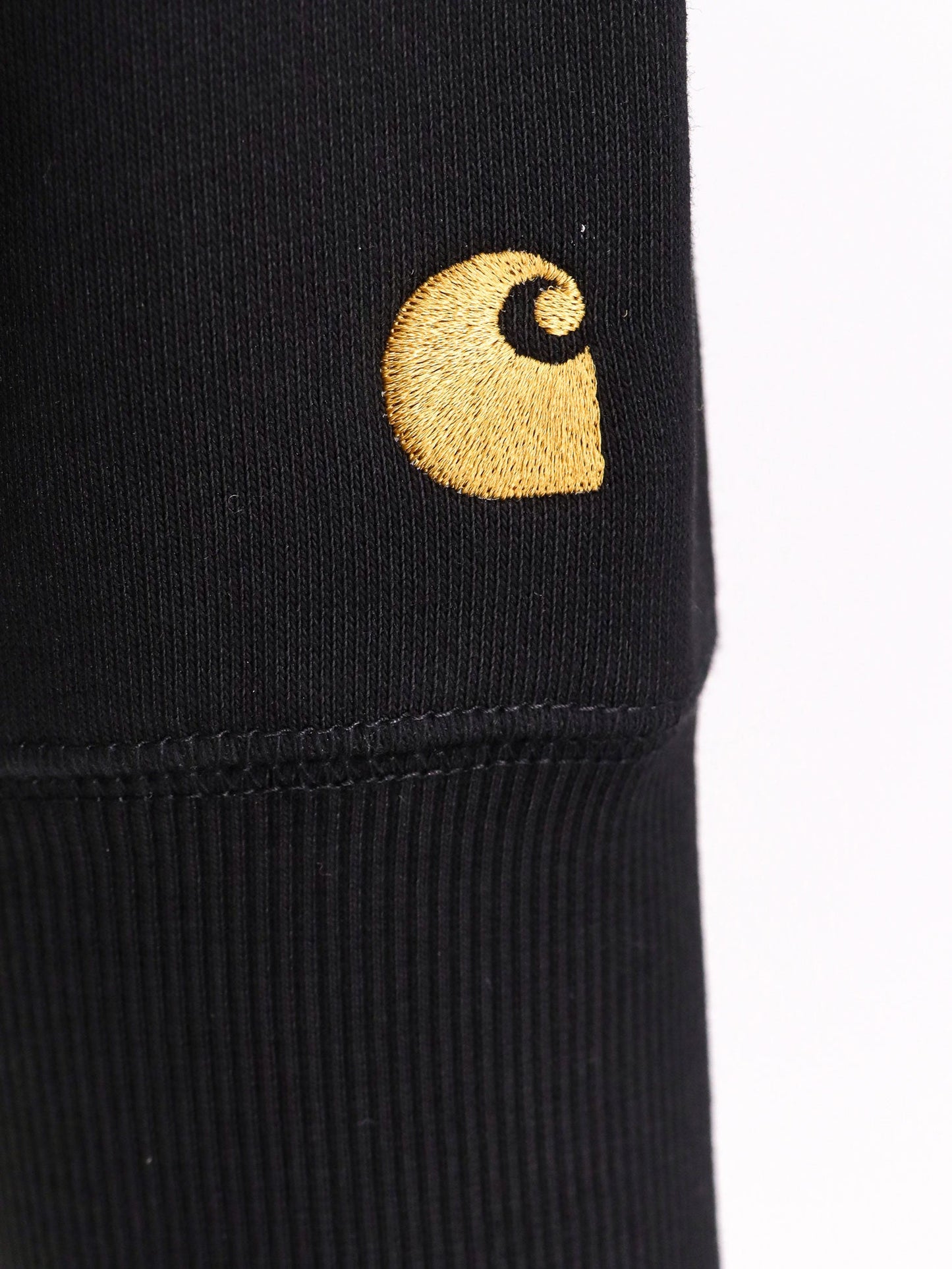 Cotton sweatshirt with embroidered logo