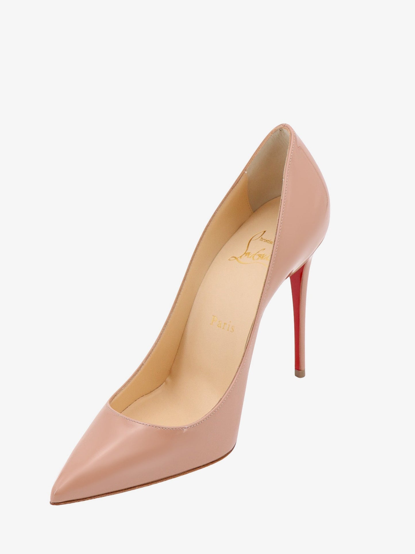 Patent leather décolleté
