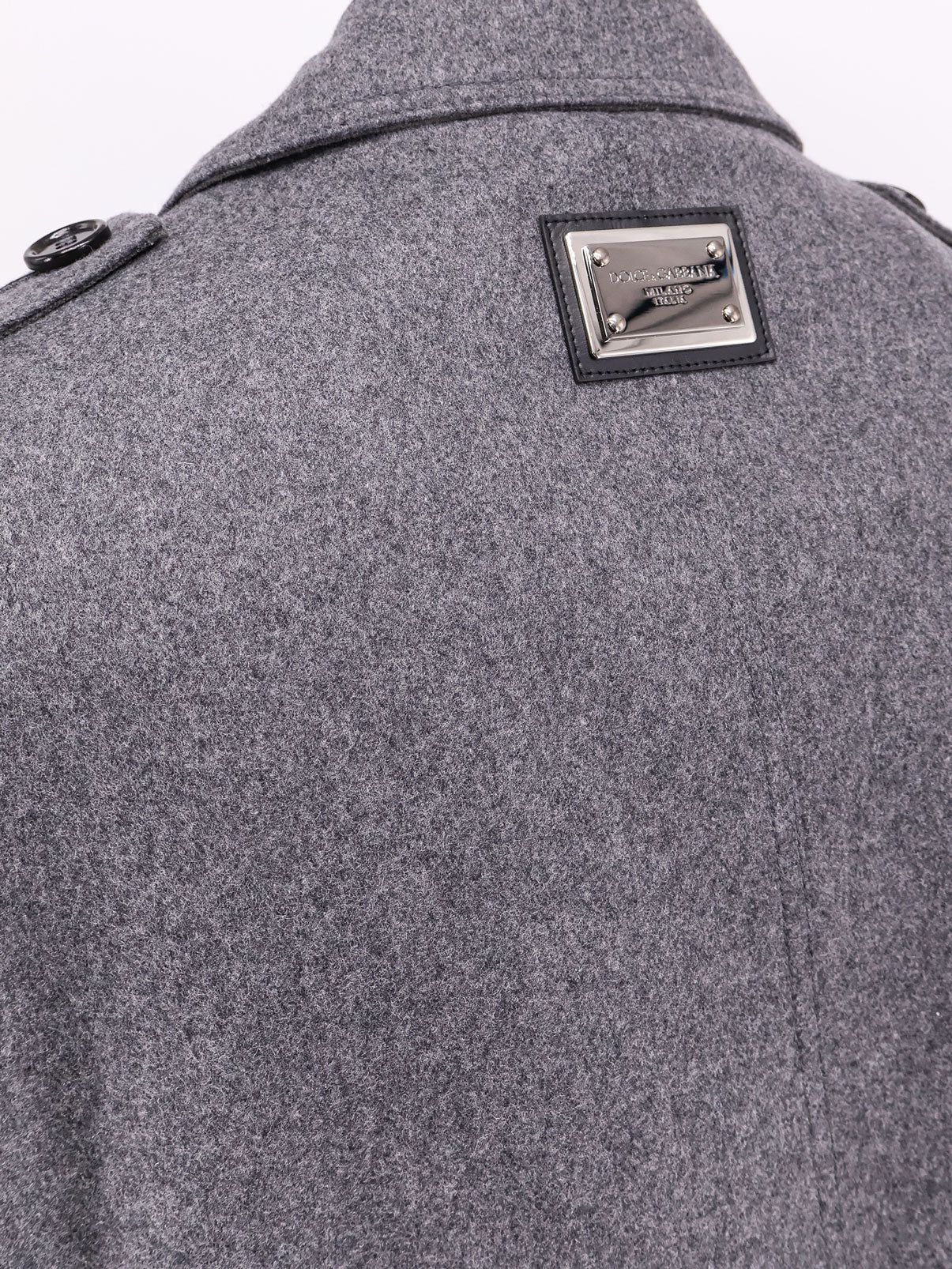 Cashmere and wool caban with re-edition label