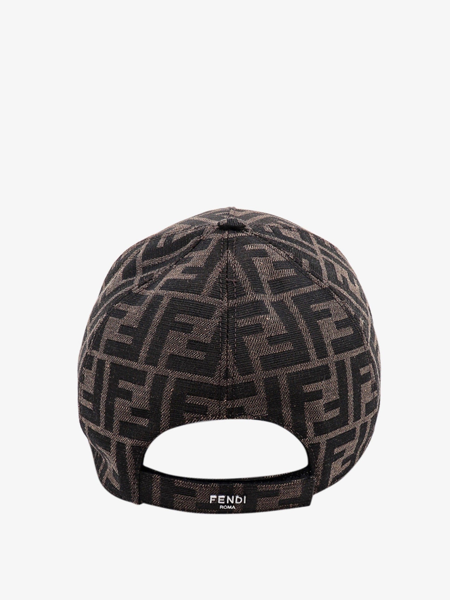 Cotton blend hat with ff motif