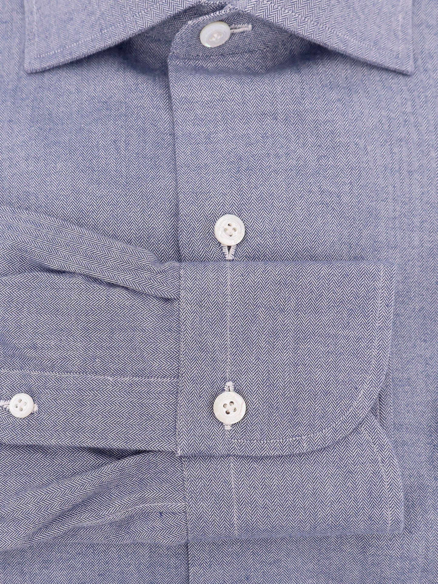 Herringbone cotton shirt