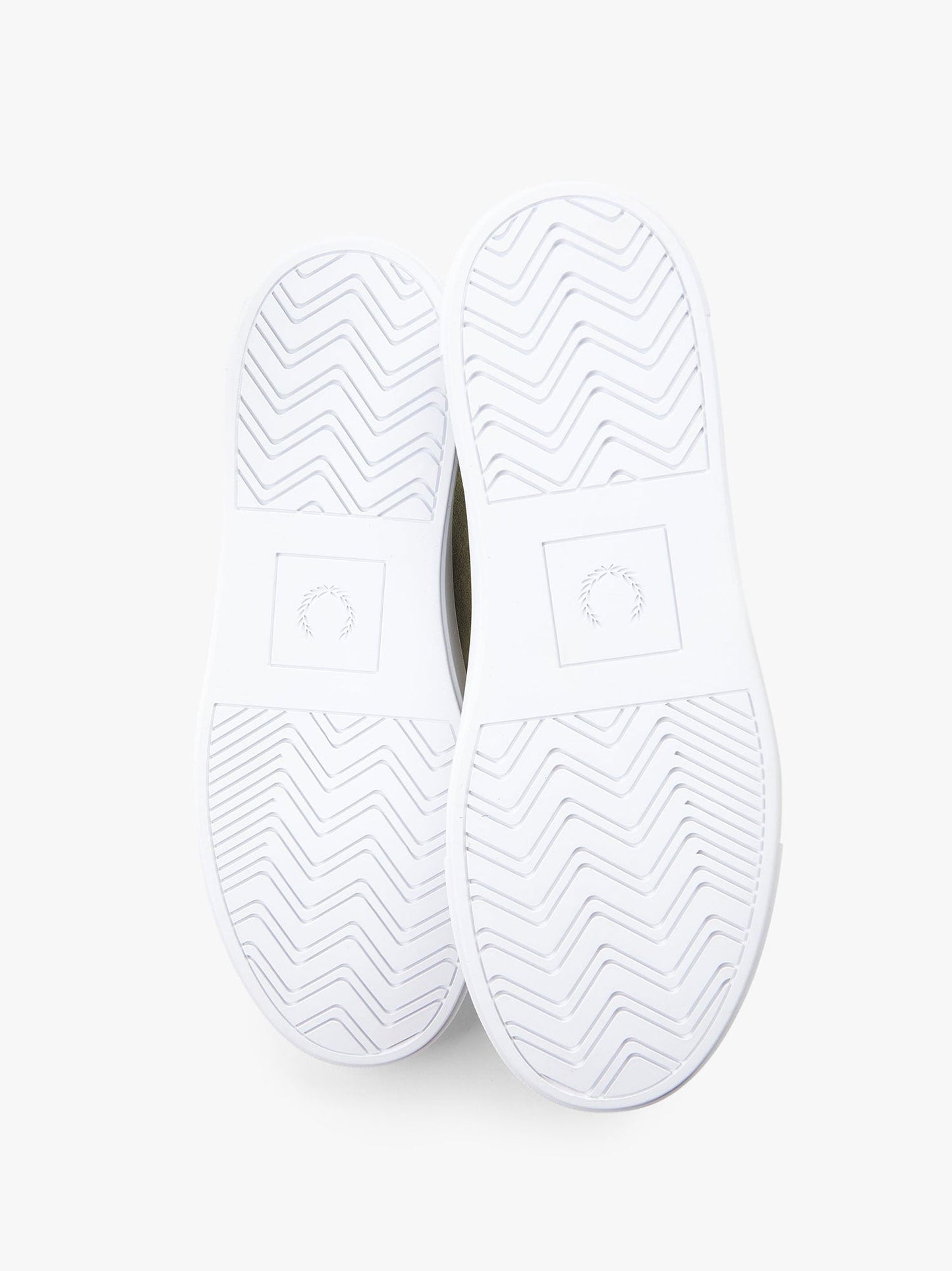 Suede sneakers with logo print