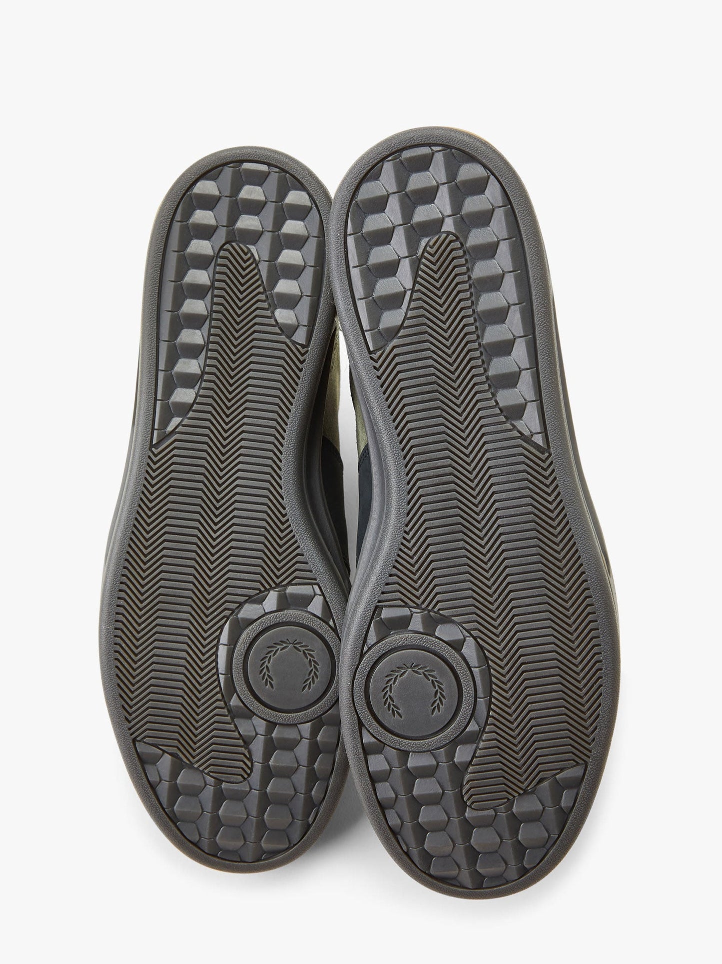 Suede sneakers with iconic embroidery