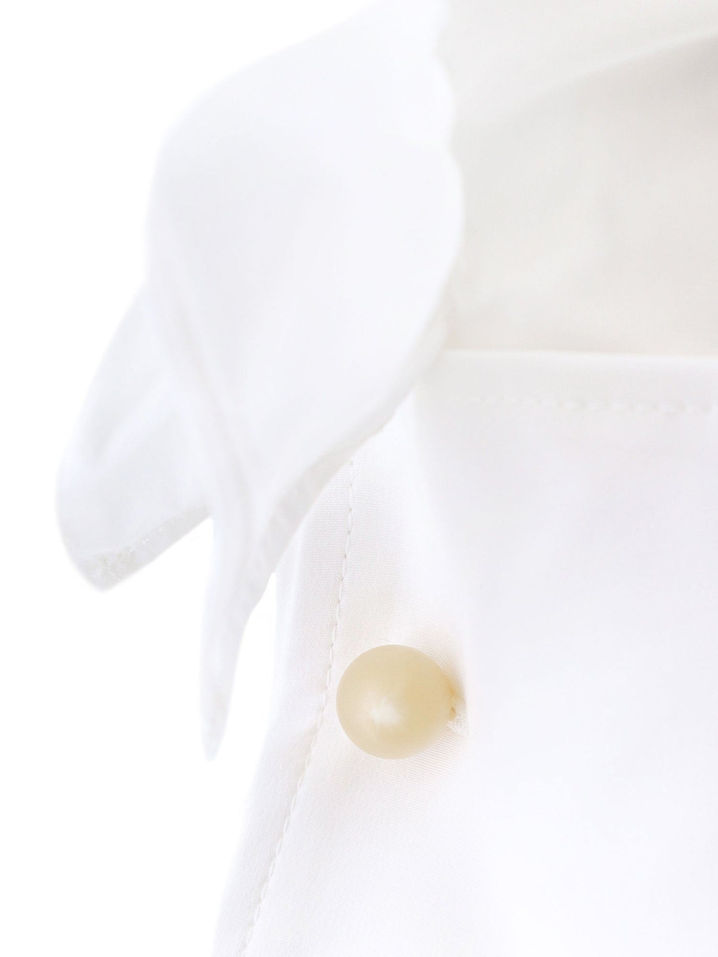 Cotton shirt with rouches detail