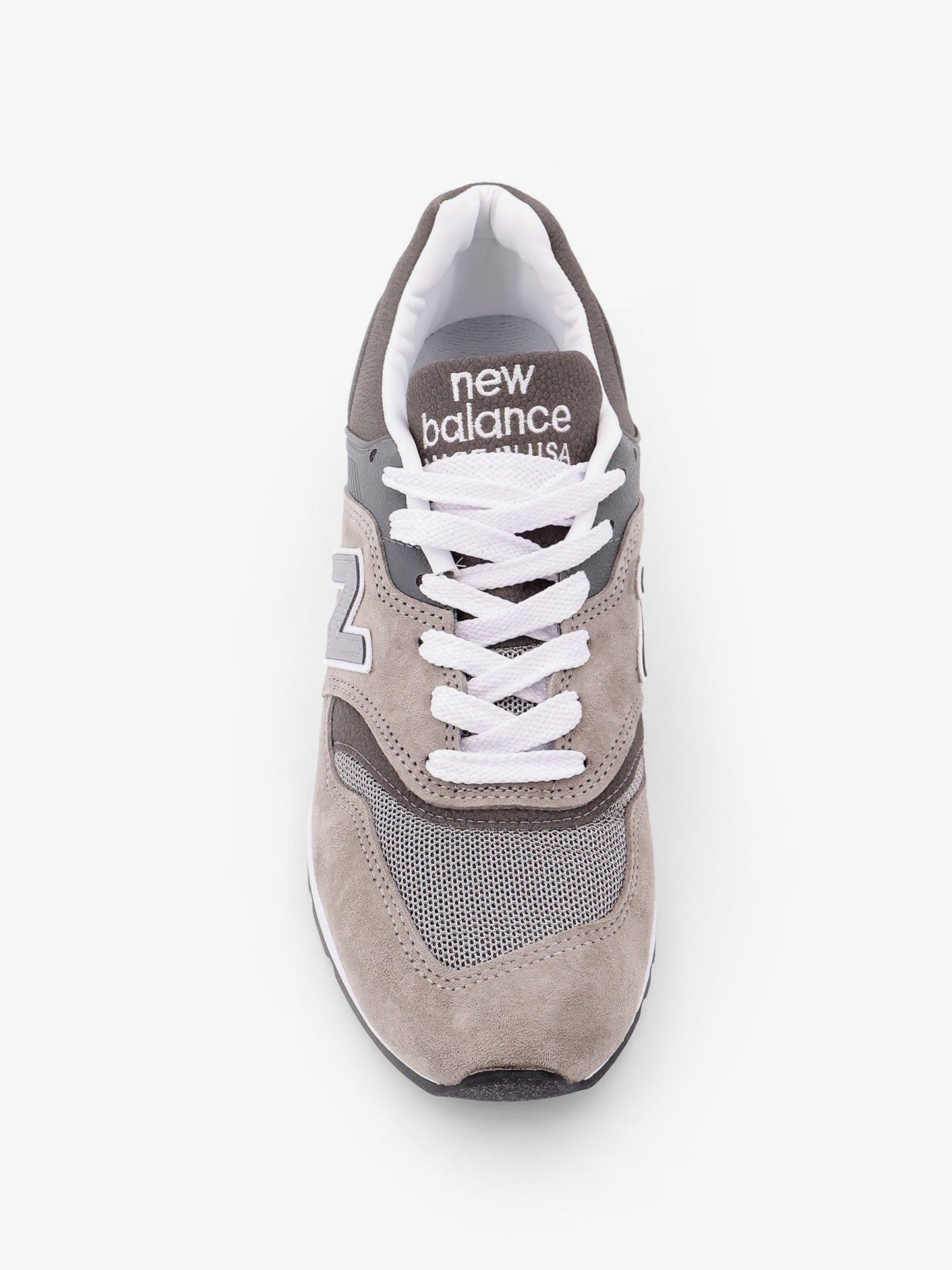 Suede and mesh sneakers