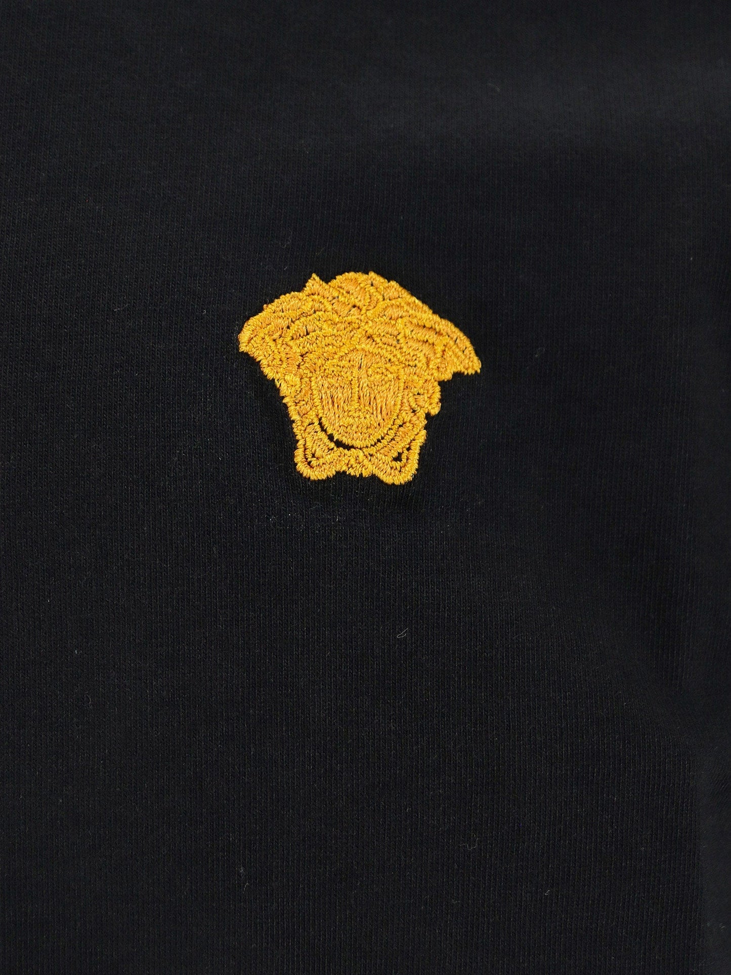 Cotton t-shirt with embroidered logo on the front