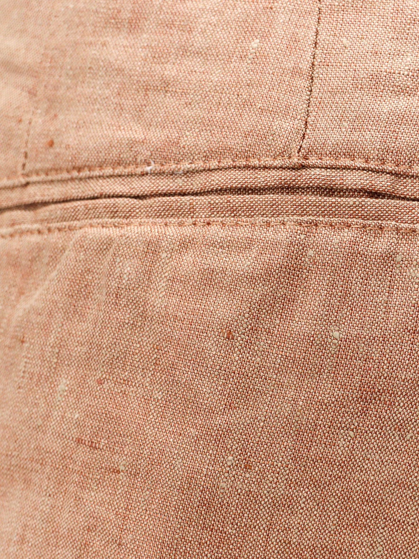 Linen bermuda shorts with logoed label