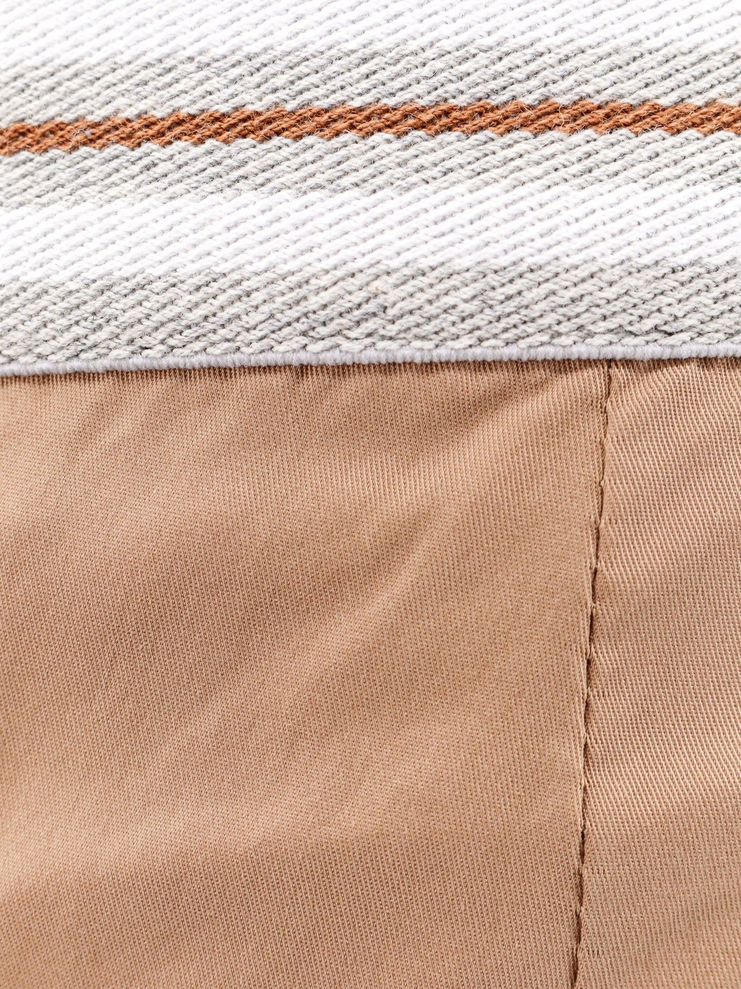 Cotton blend bermuda shorts with elastic waistband