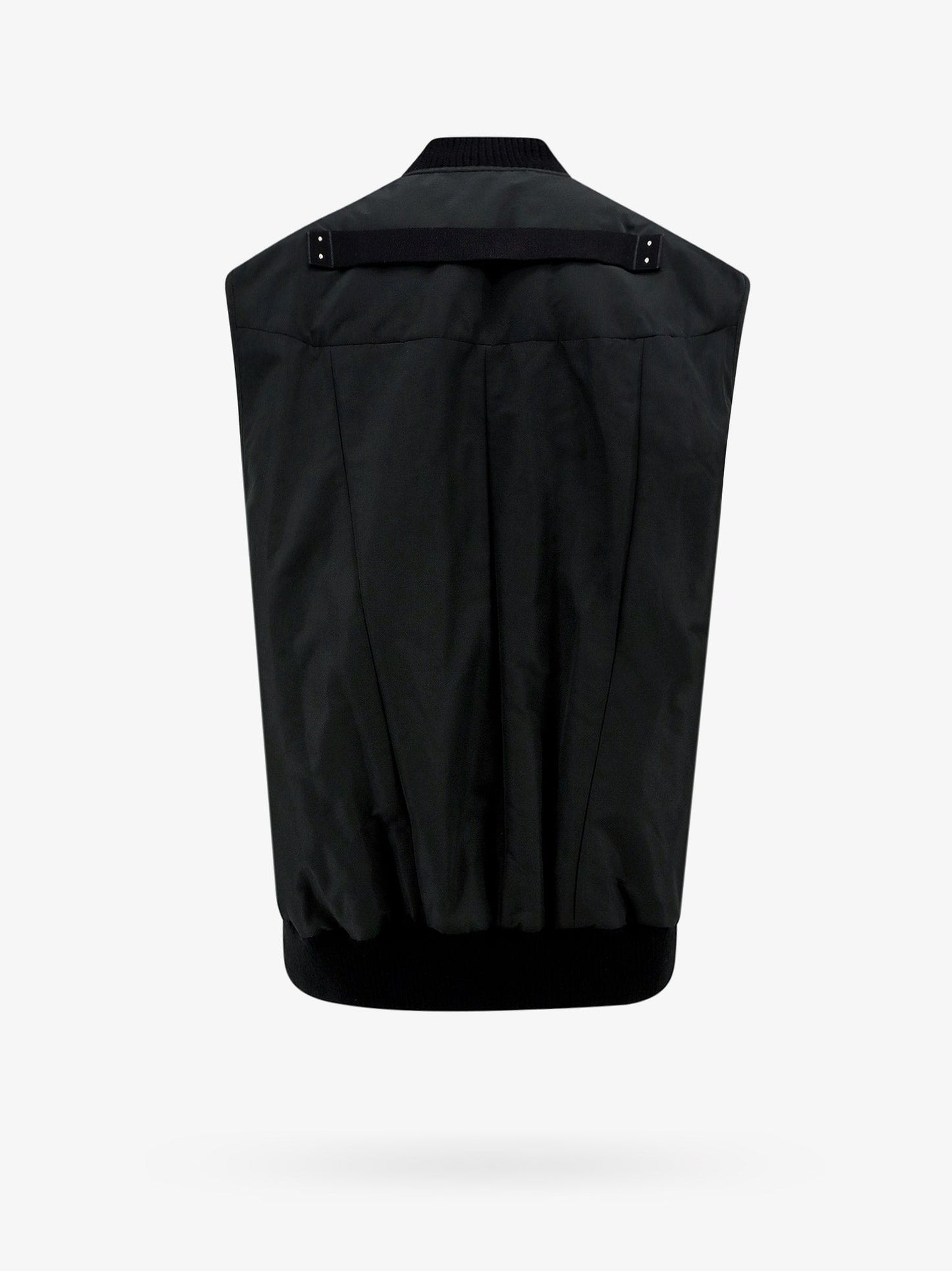 Padded recycled nylon sleeveless jacket