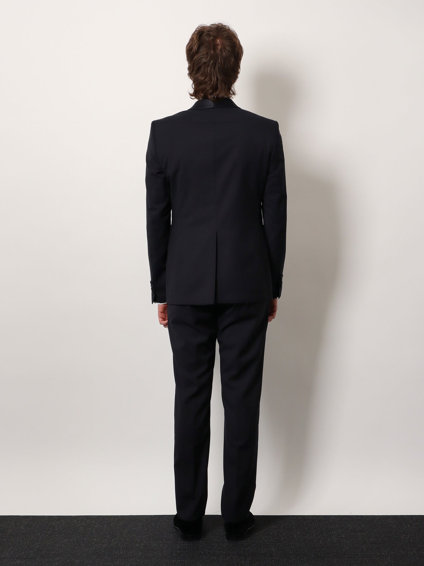 Virgin wool tuxedo with vest