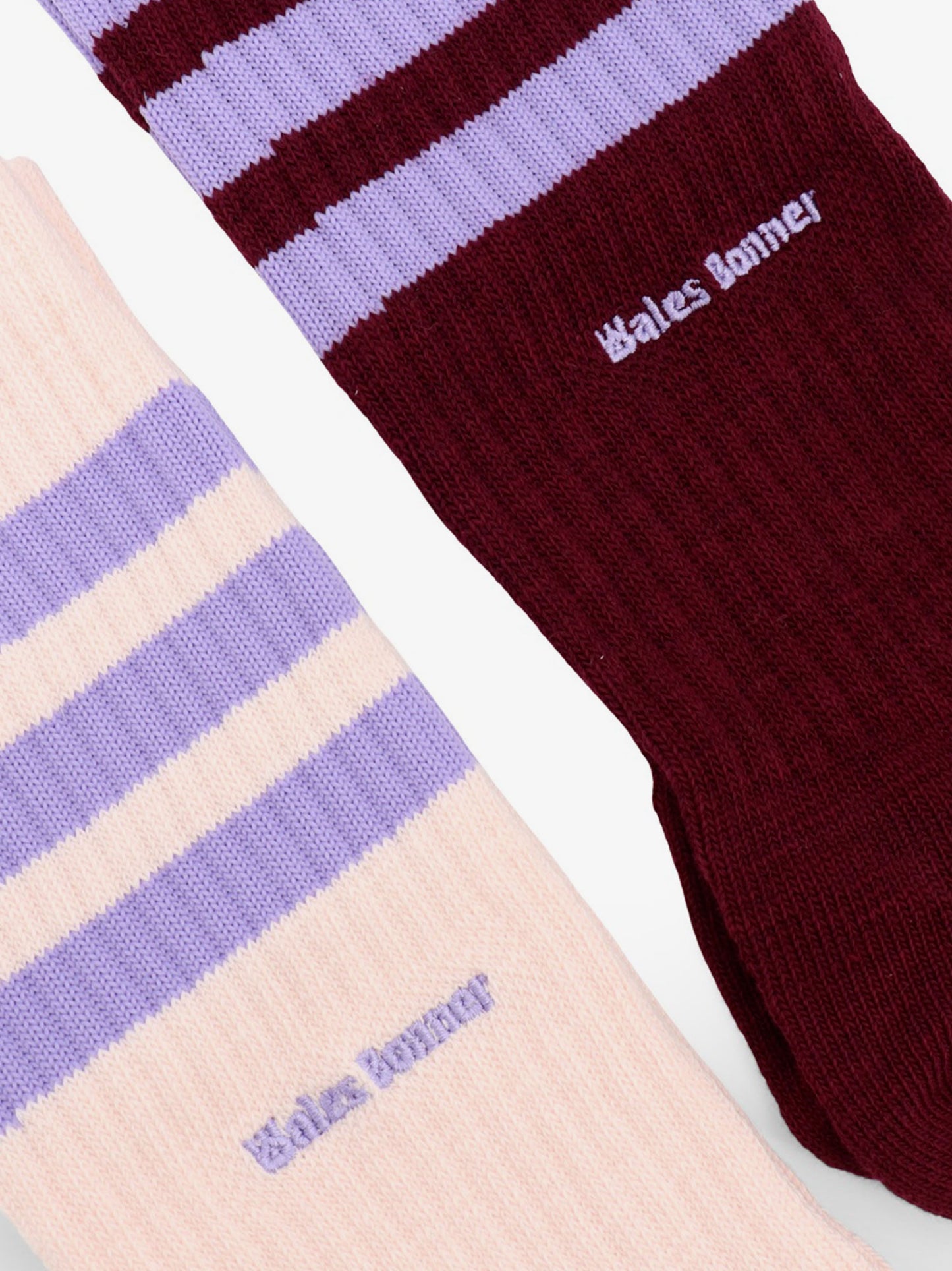 Two-pack cotton blend socks