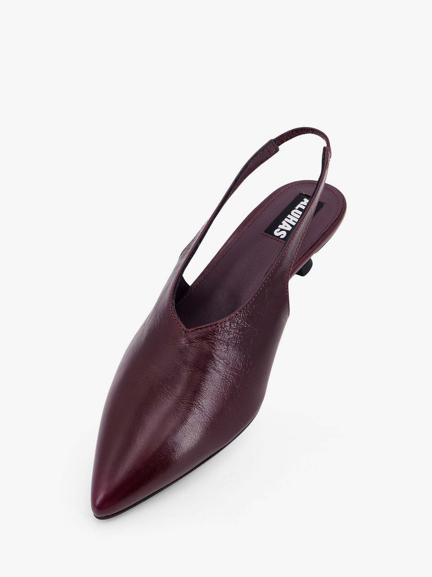 Eros leather slingback decolleté