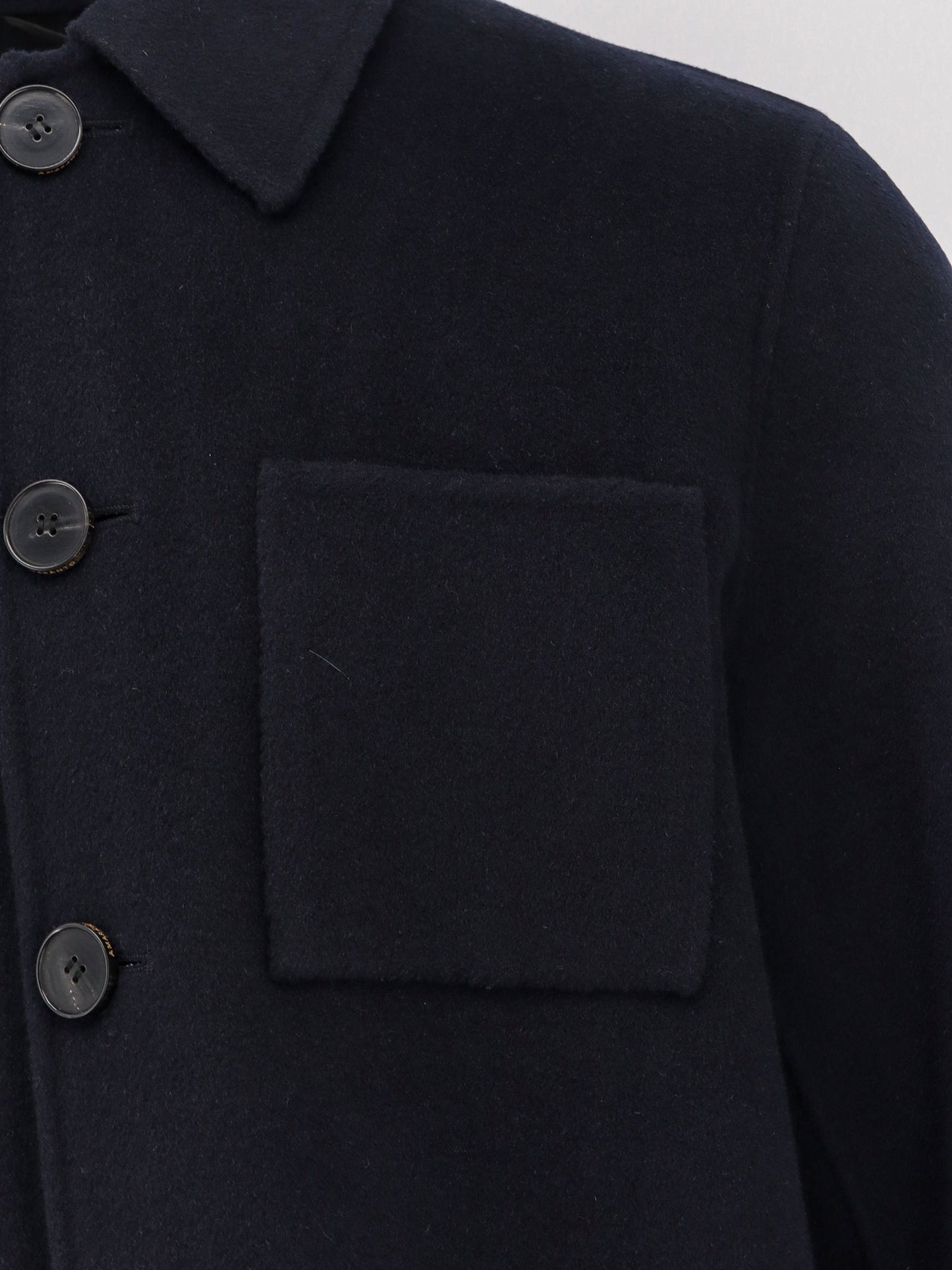 Wool and cashmere coat
