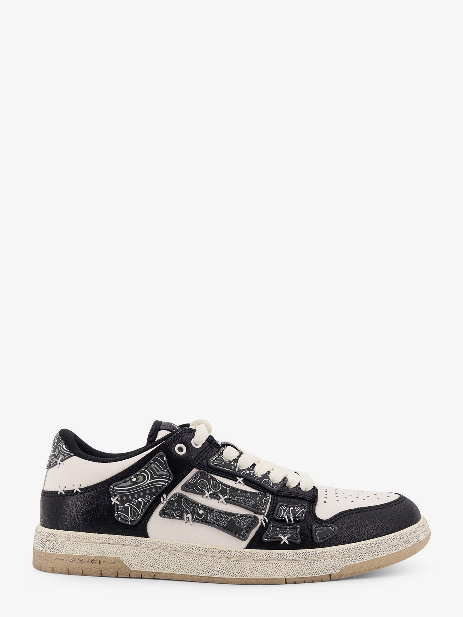 Bandana Skel Top Low leather low-top sneakers AMIRI Nugnes1920