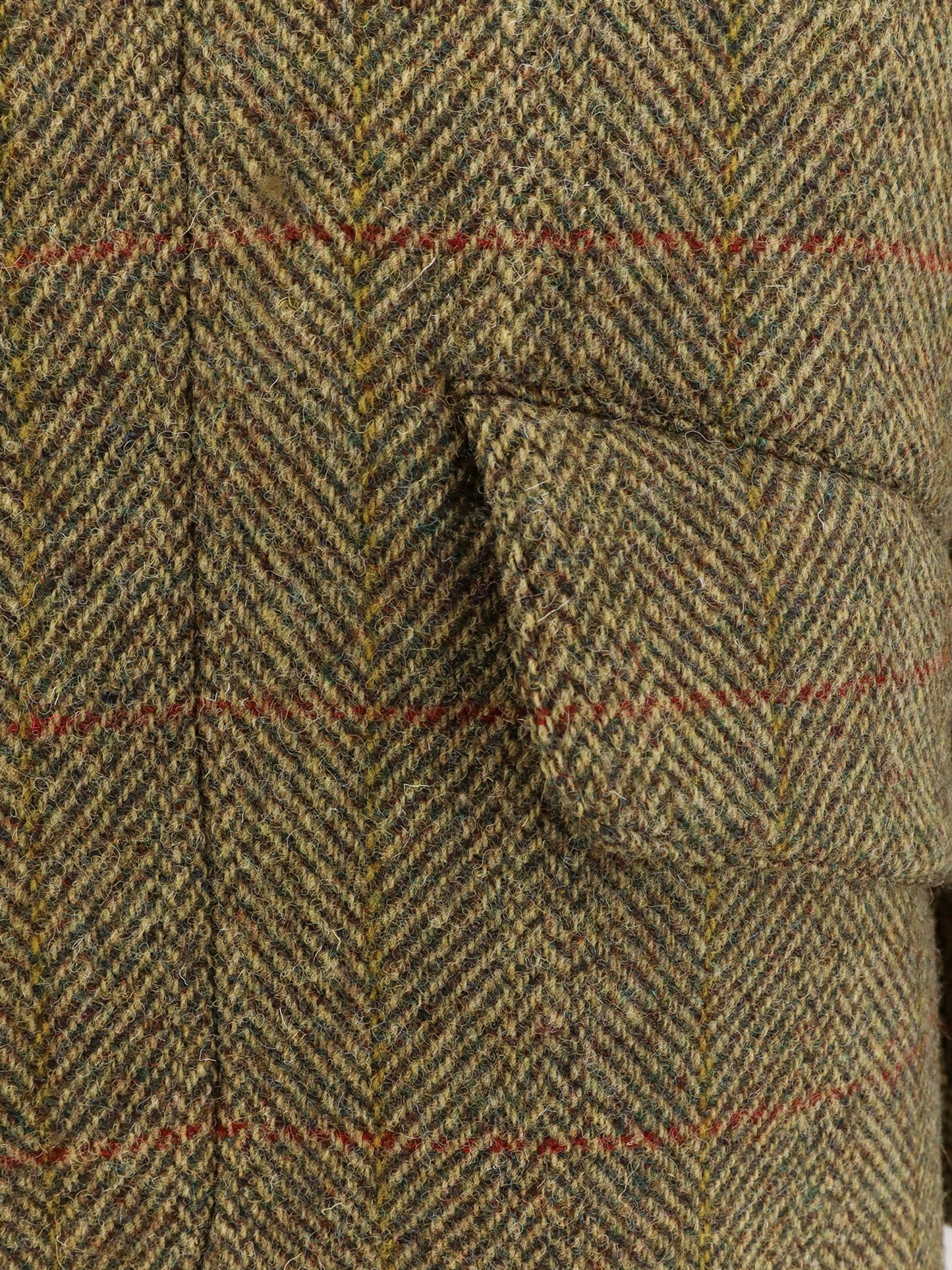Wright herringbone wool coat