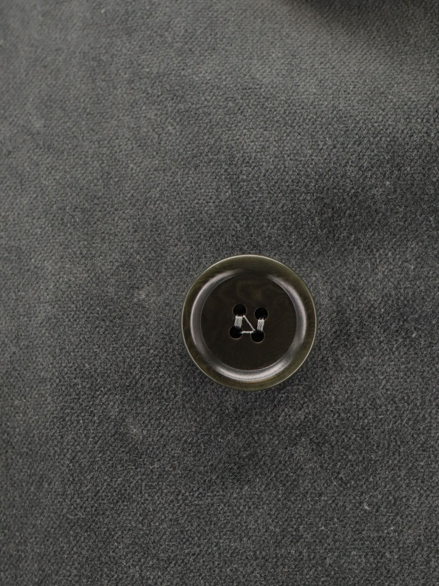 Double-breasted velvet blazer