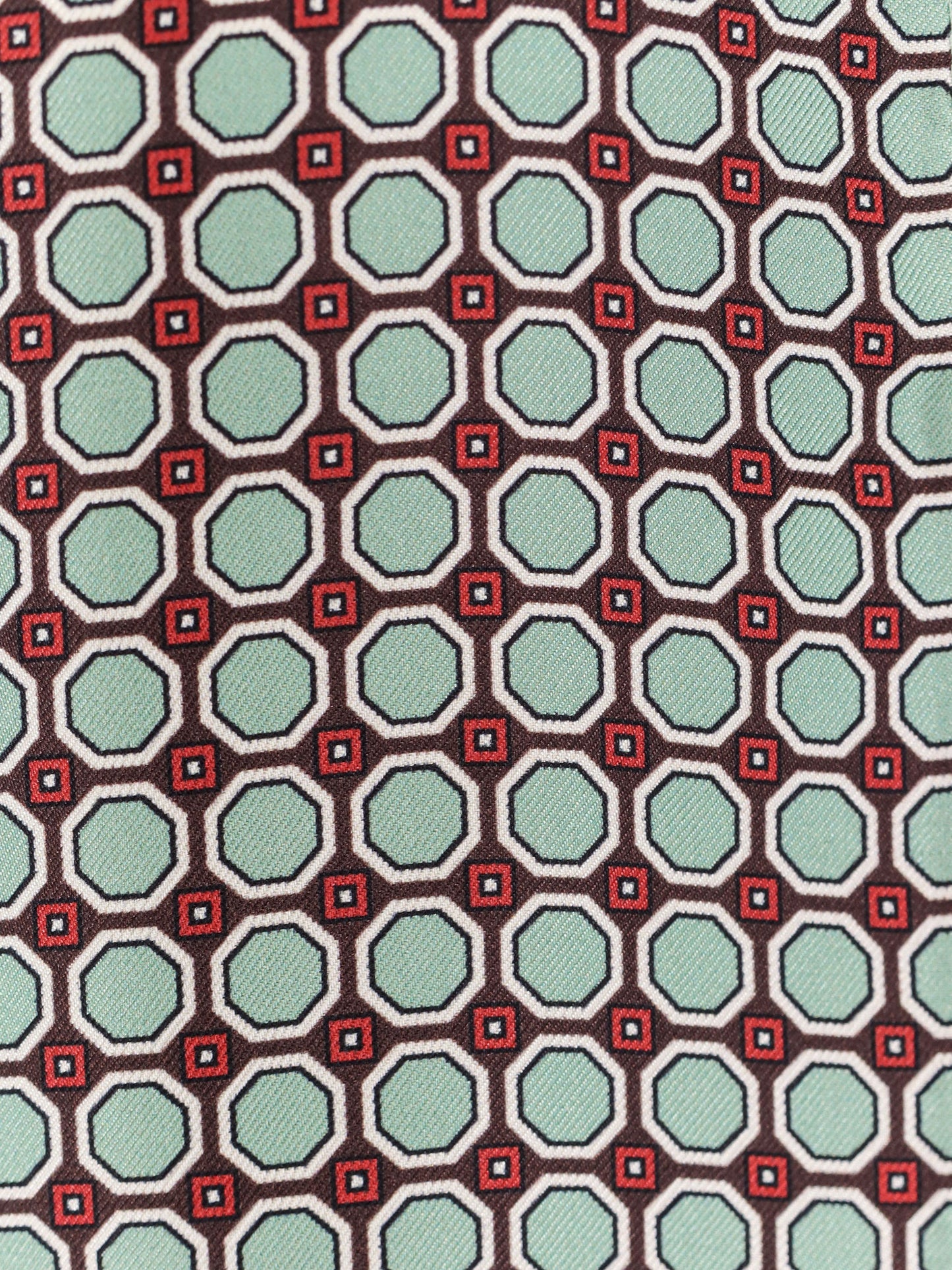 Silk shirt with micro-pattern