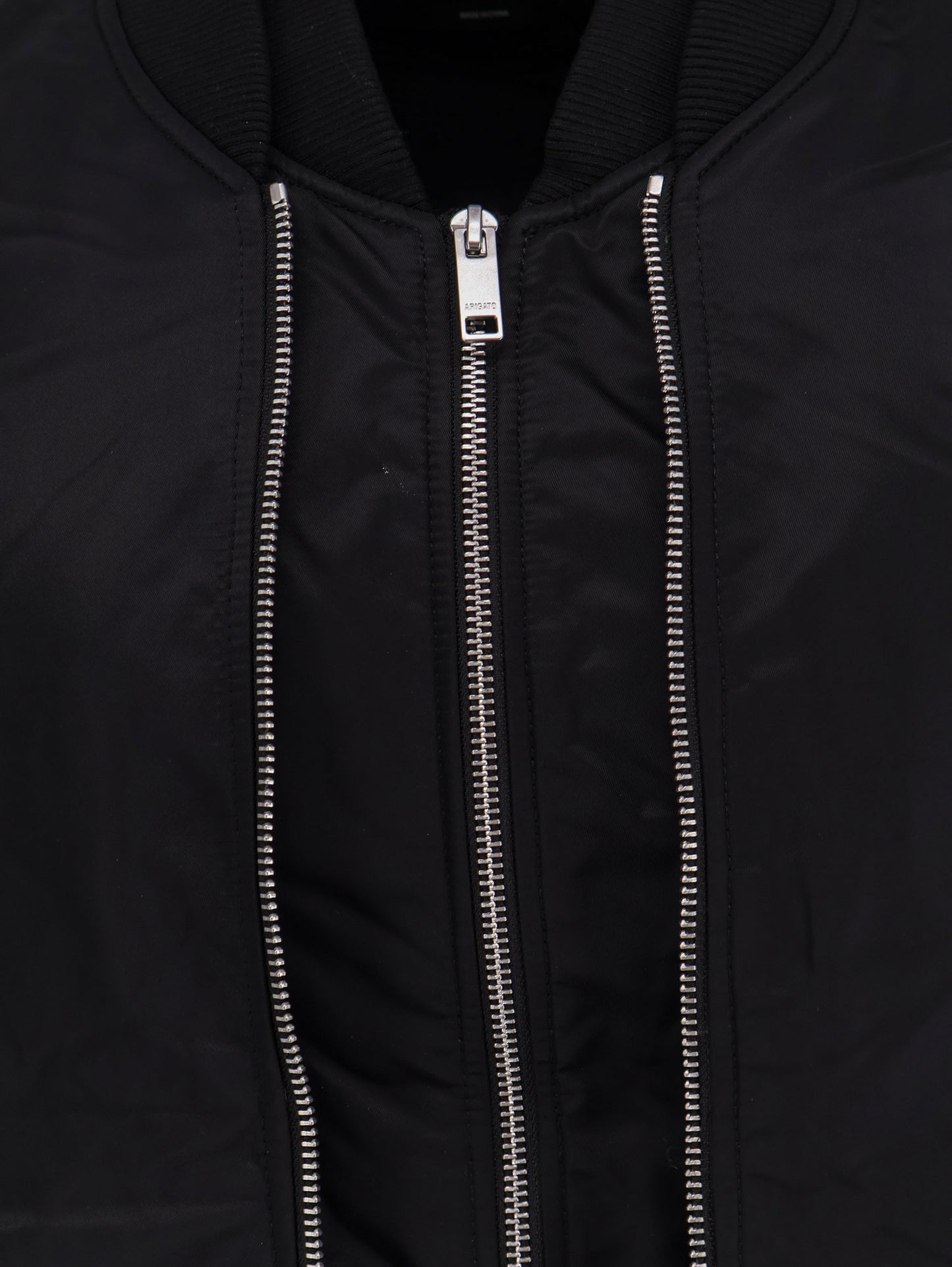 Nylon bomber jacket