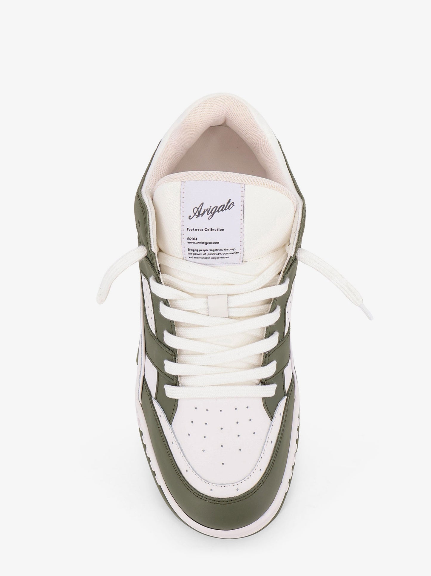 Area Lo low-top leather sneakers