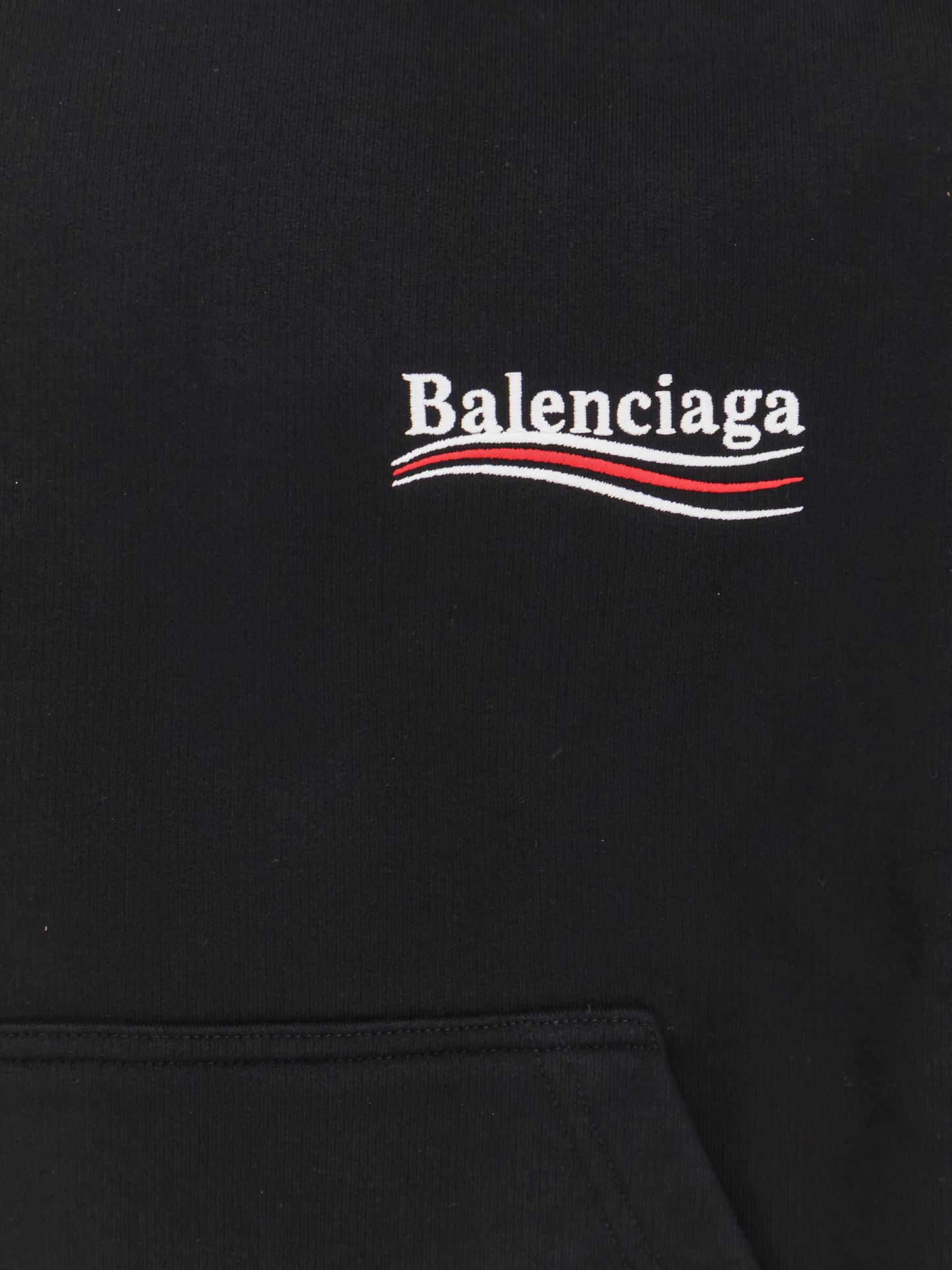 Felpa in cotone con logo Political Campaign