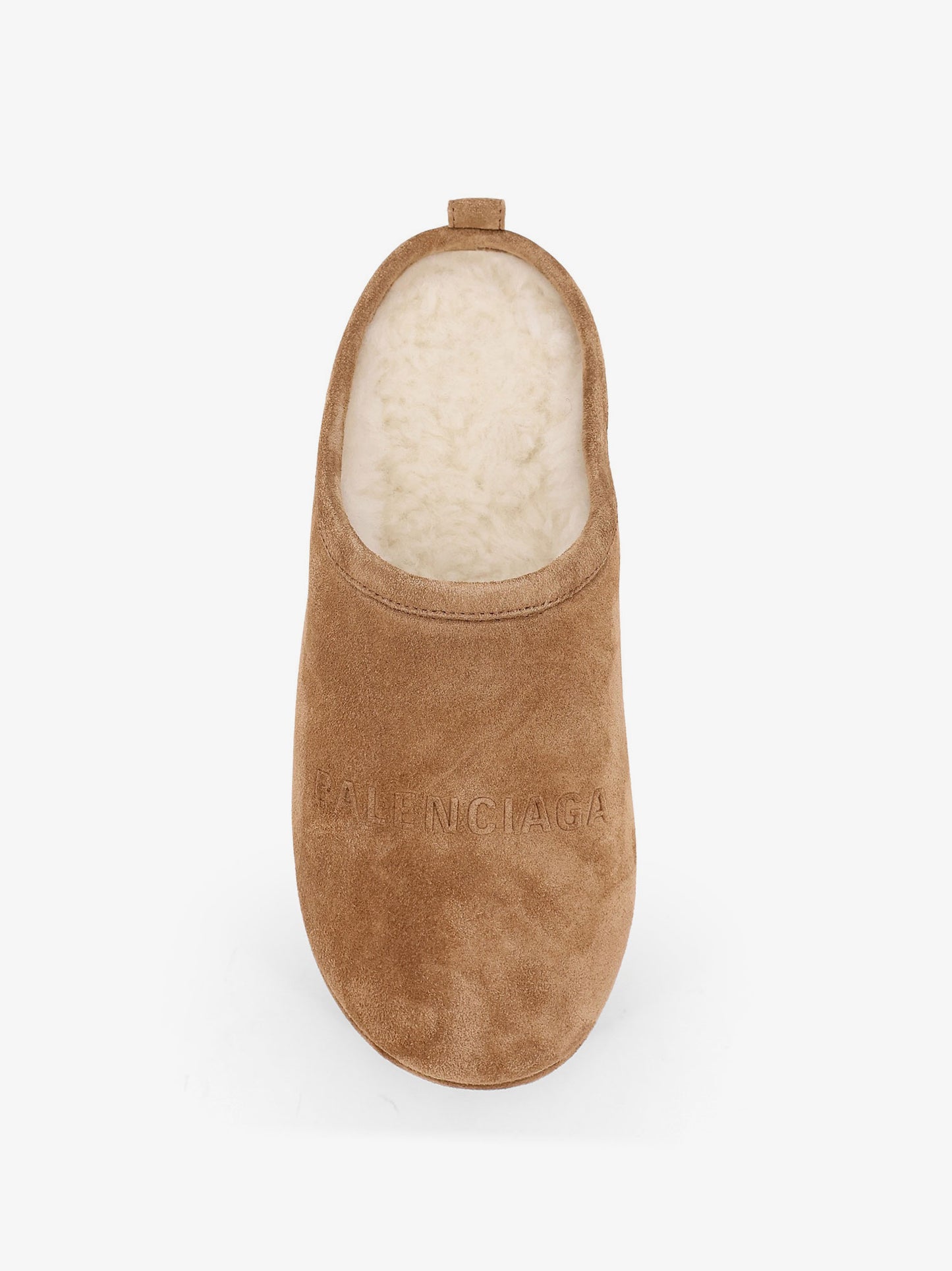 Alaska Soft suede mule with plateau