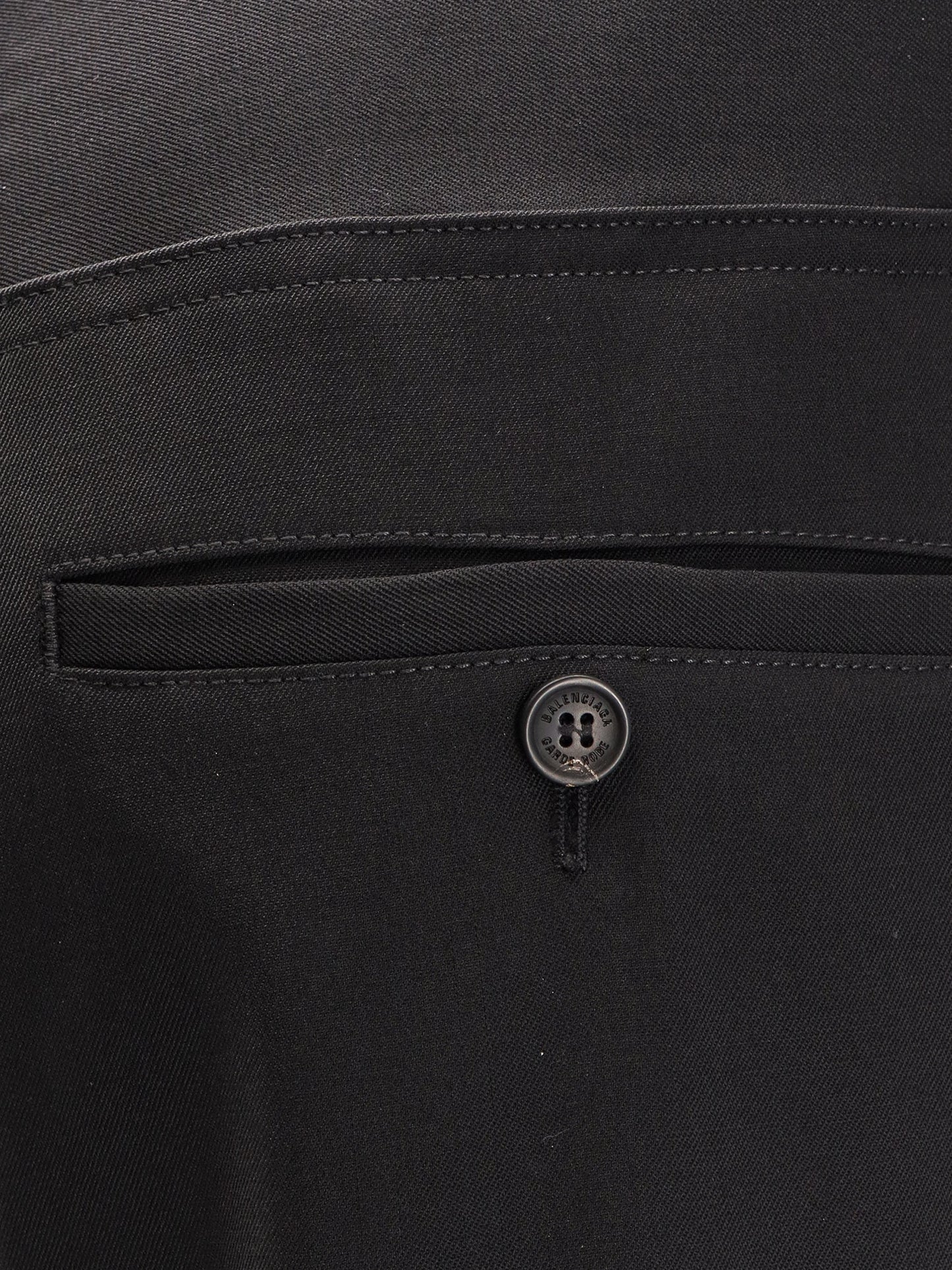 Straight Fit cotton trousers