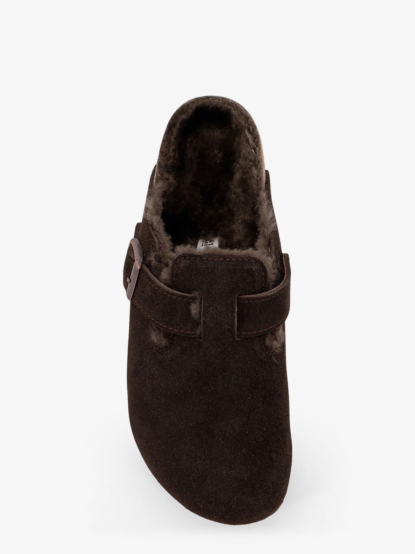 Boston VL/Shearling suede mule