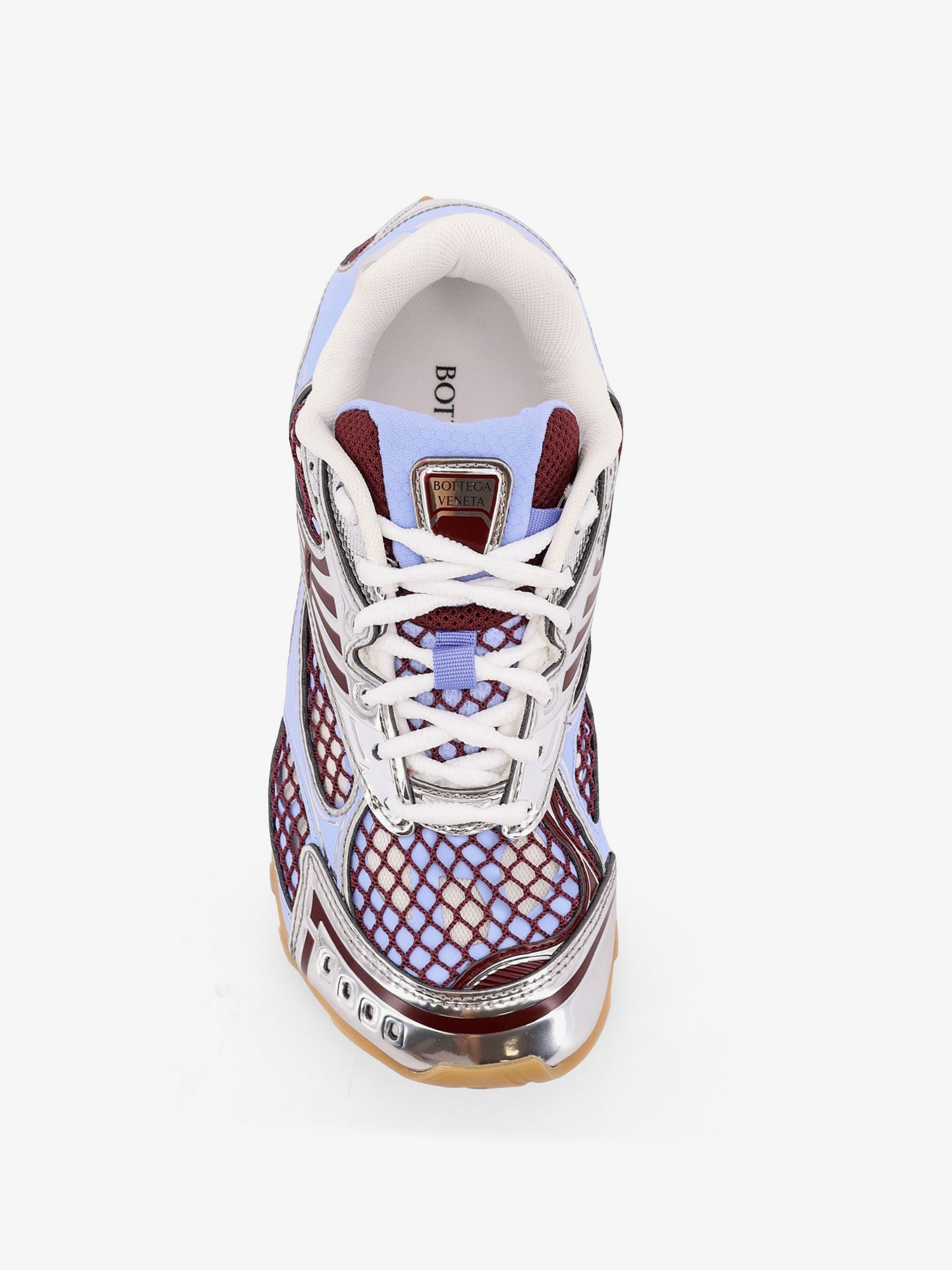 Orbit leather and mesh sneakers