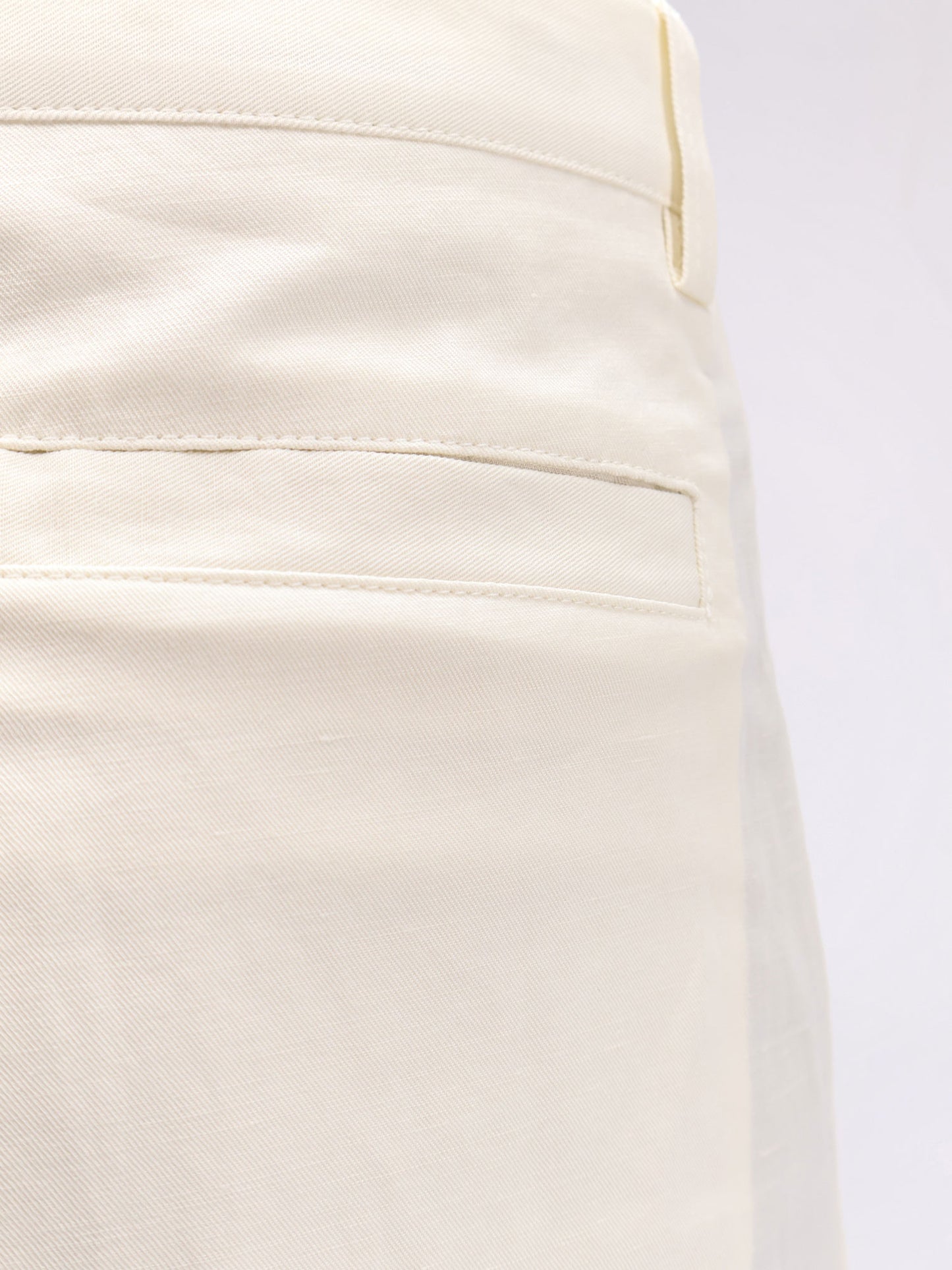 Cotton and linen trousers