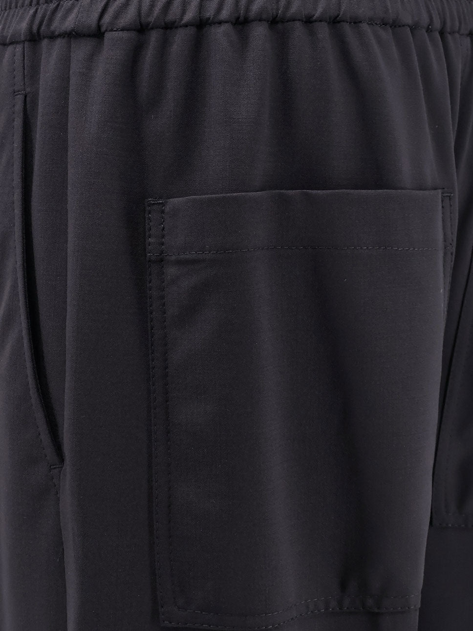 Virgin wool blend trousers