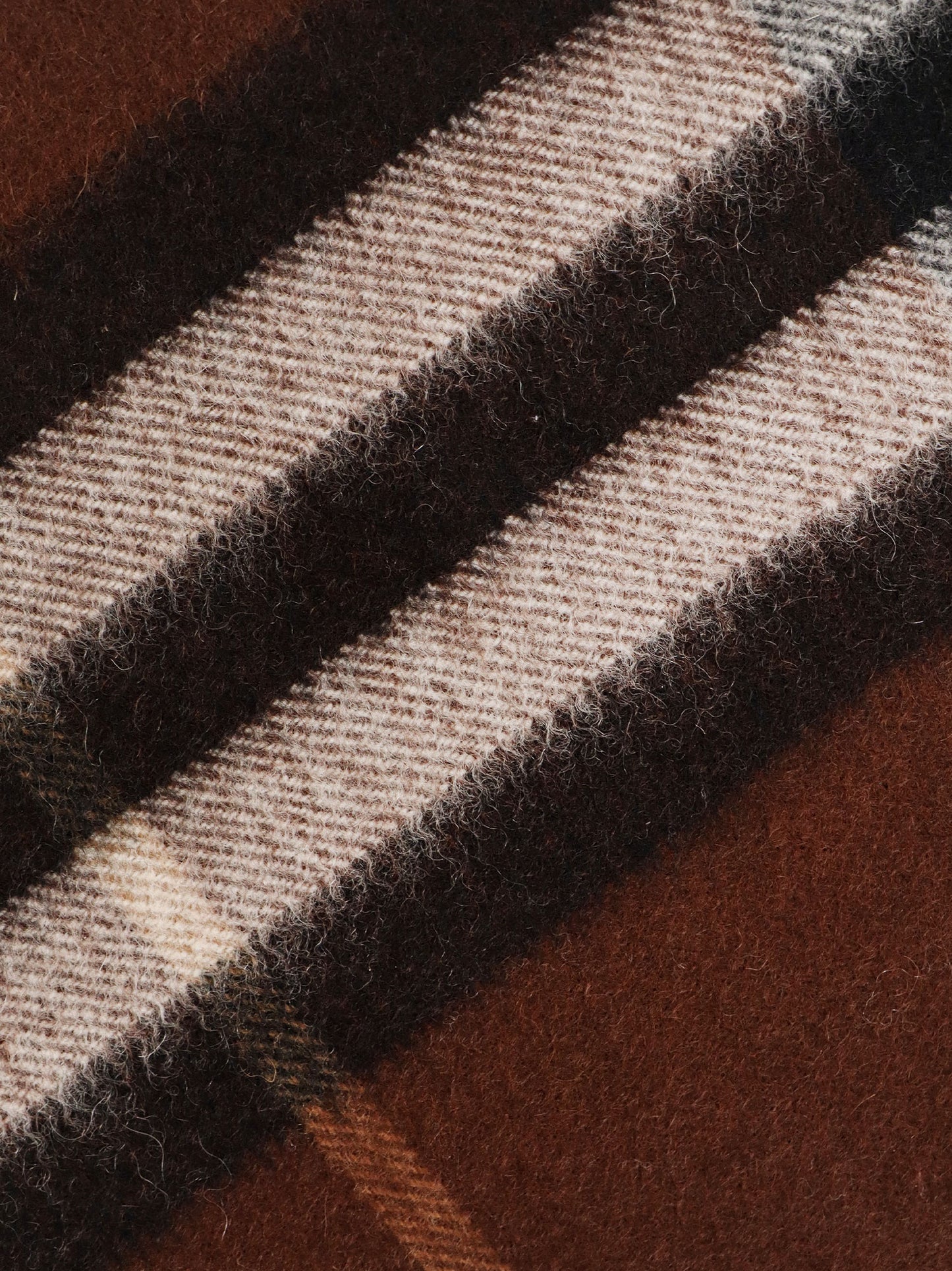 Giant Check cashmere scarf