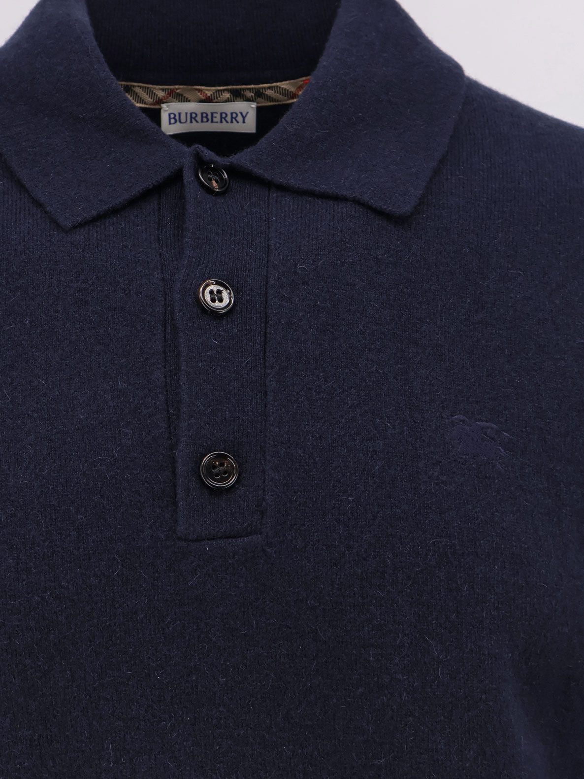 Cashmere polo sweater