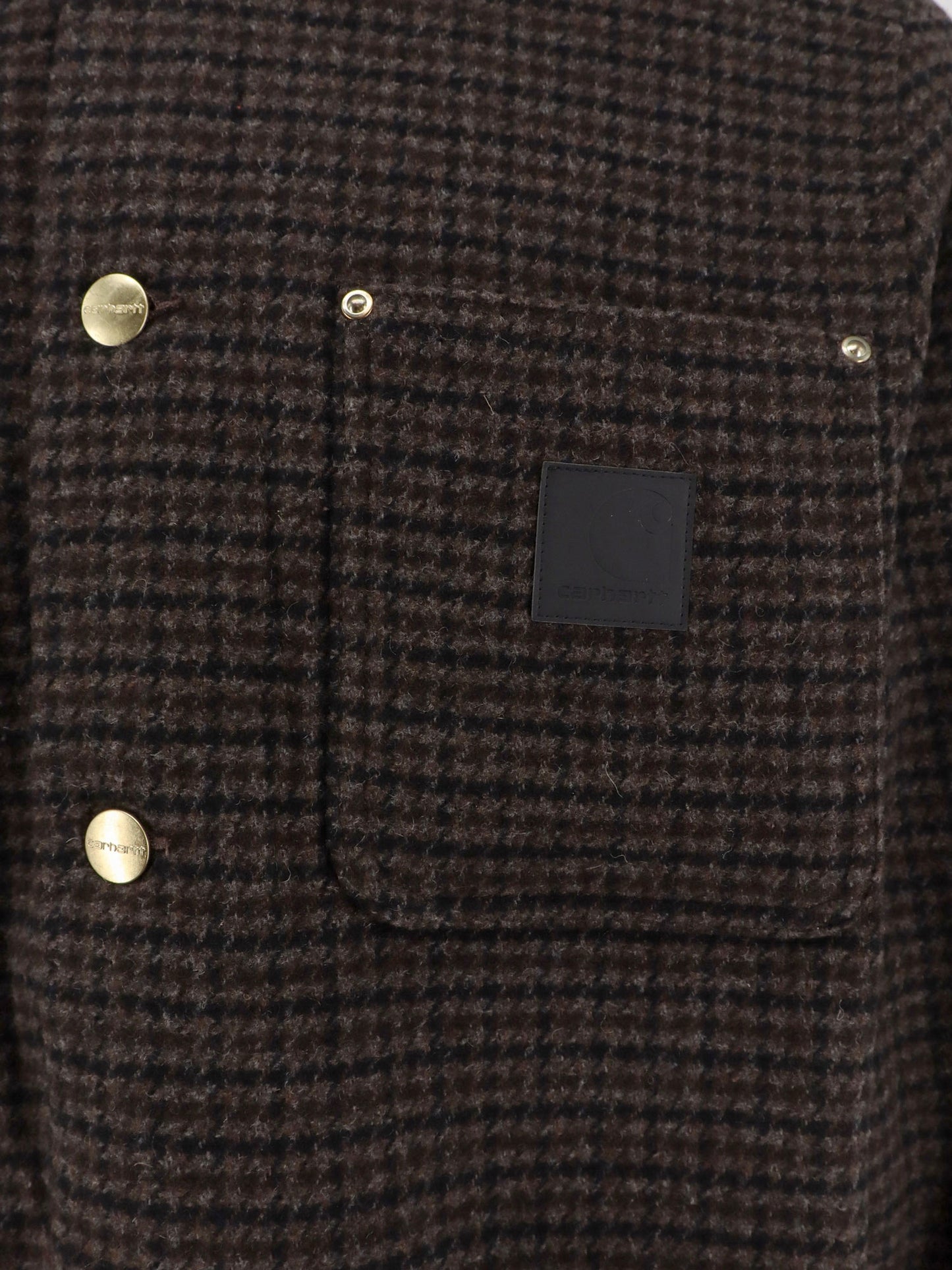 Lowis jacket with houndstooth pattern