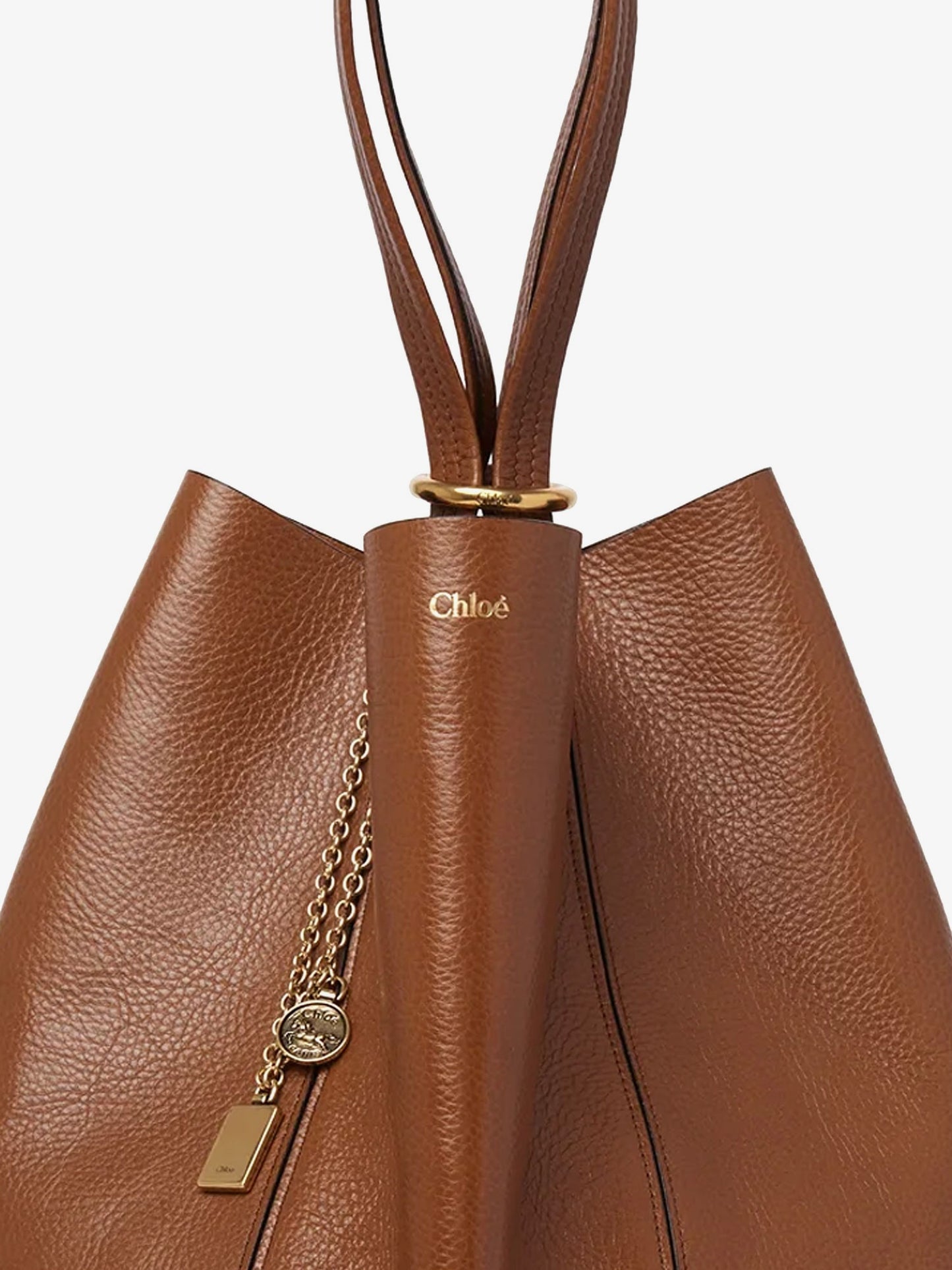 Chloé Spin leather shoulder bag