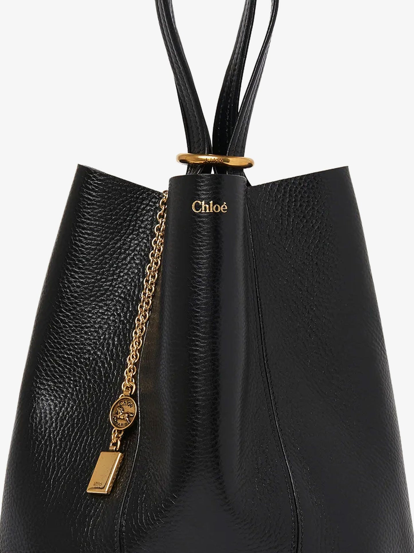 Chloé Spin leather shoulder bag