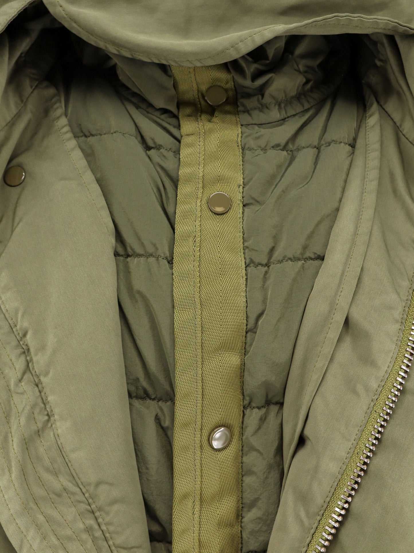 Padded nylon parka