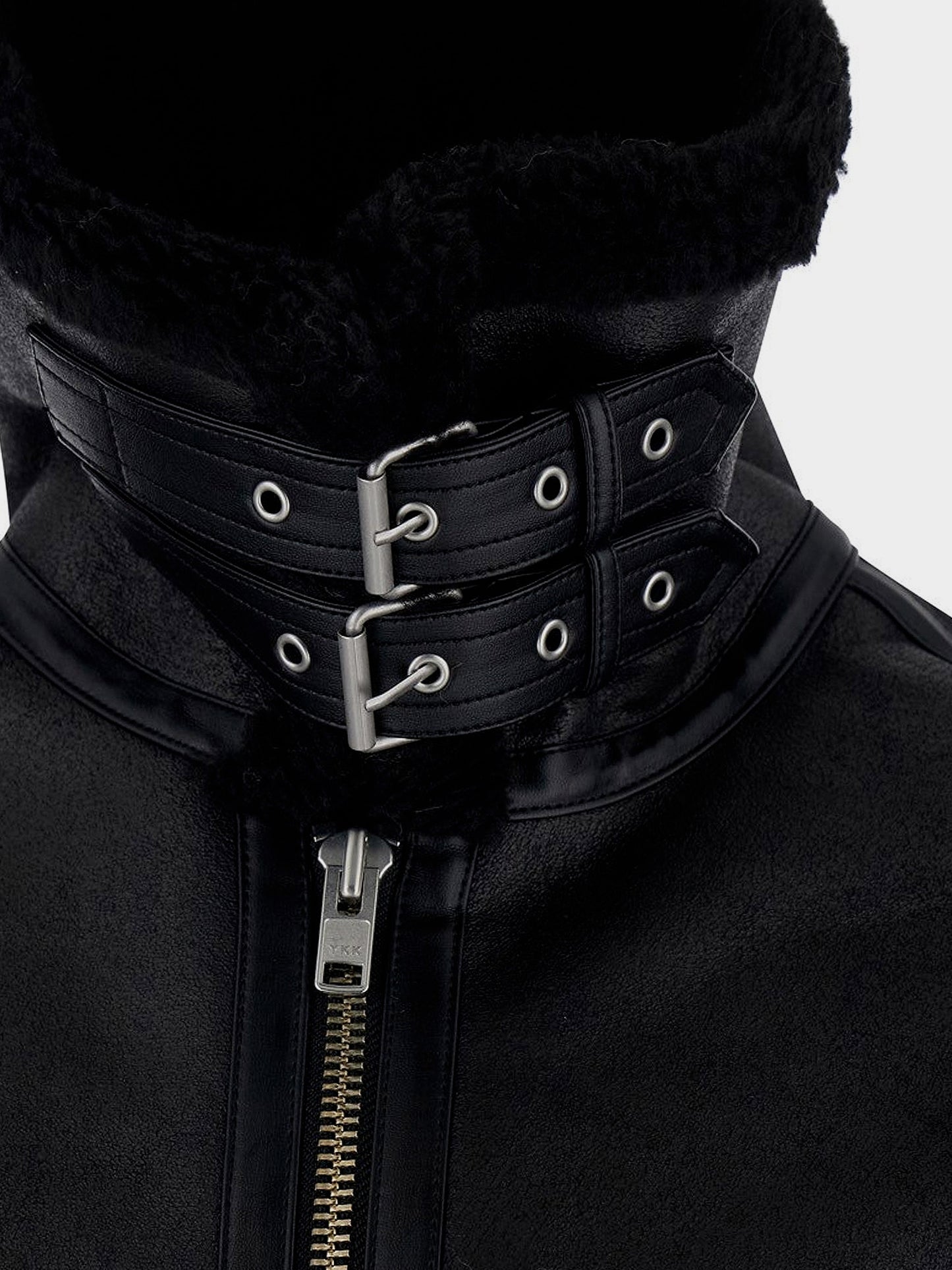 Unisex eco-shearling jacket