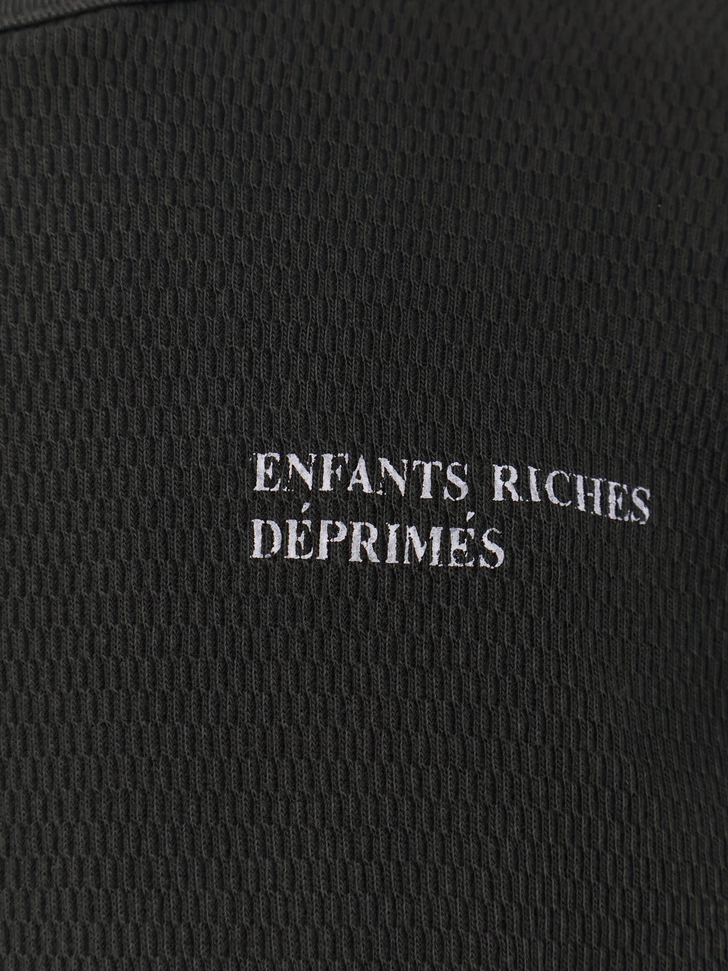 Classic Logo Distressed Thermal LS T-shirt